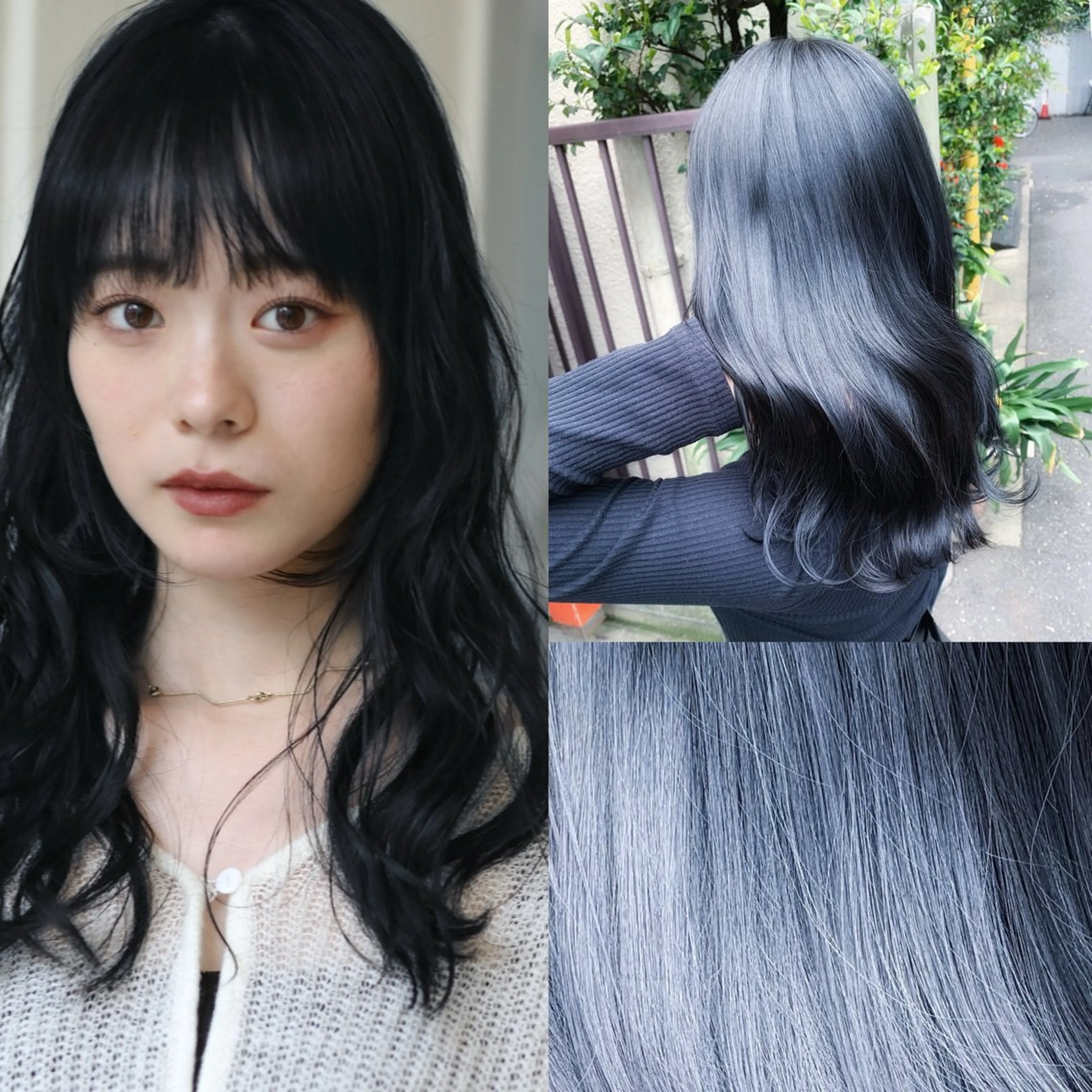 【お得なミニモ限定】ブリーチなしダブルカラー+カット+1stepトリートメント#韓国の写真