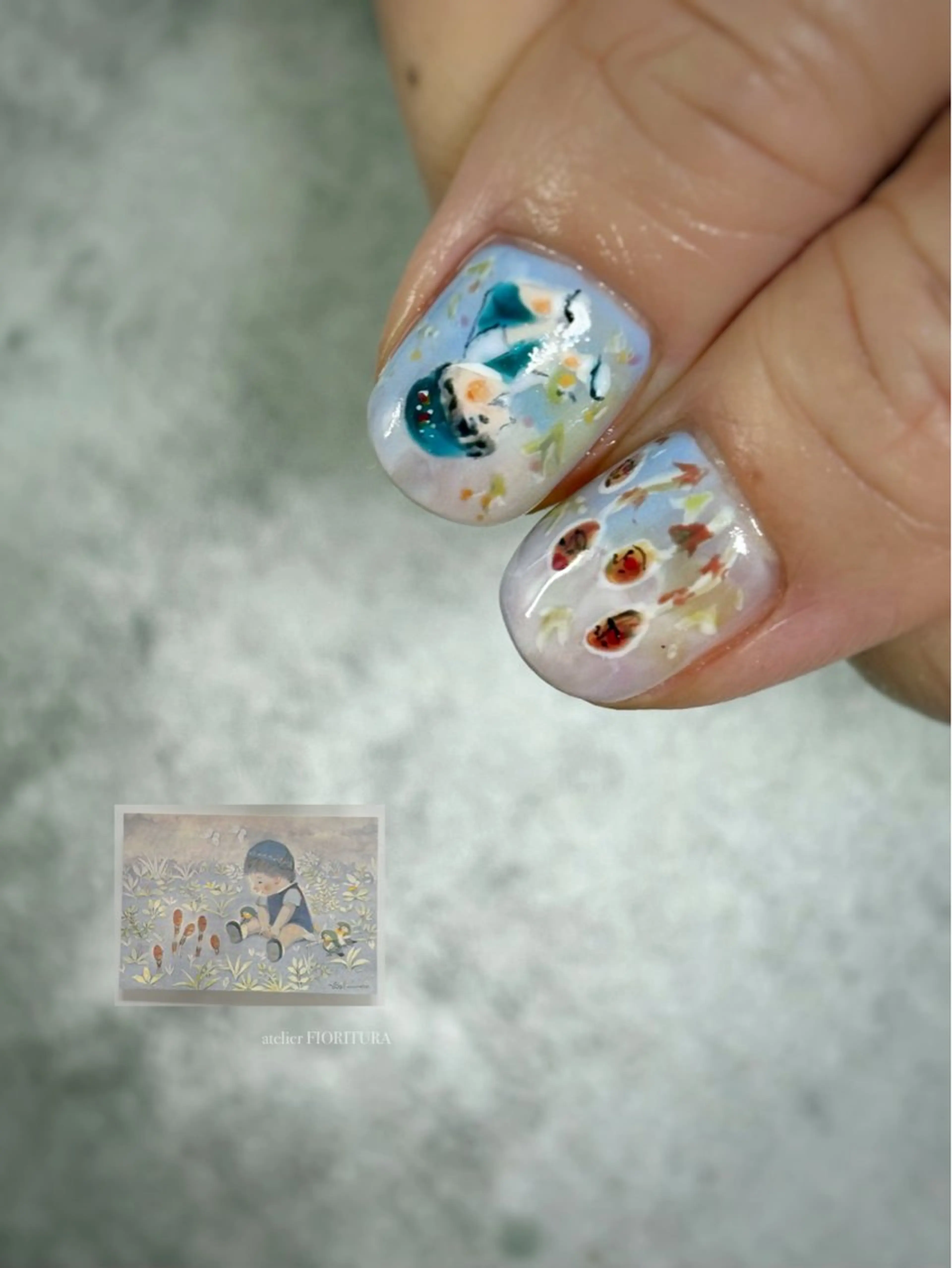 ネイル ハンドネイル FIORITURA Maikoのネイルデザイン