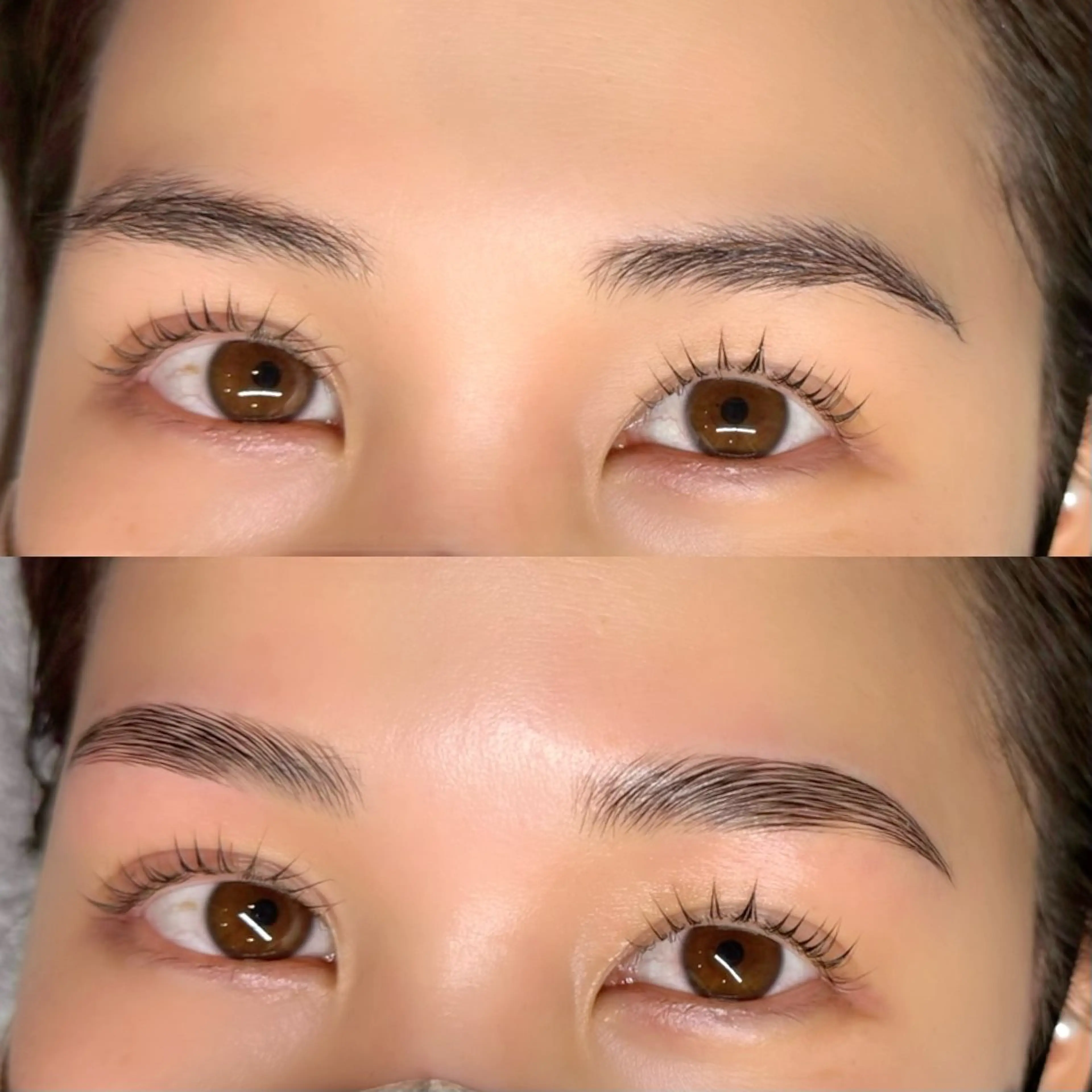 新春キャンペーン🎍人気No.1👑骨格×理想が叶う✨【眉毛デザインWax+ラミネーション+間引き+メイク仕上げ】の写真