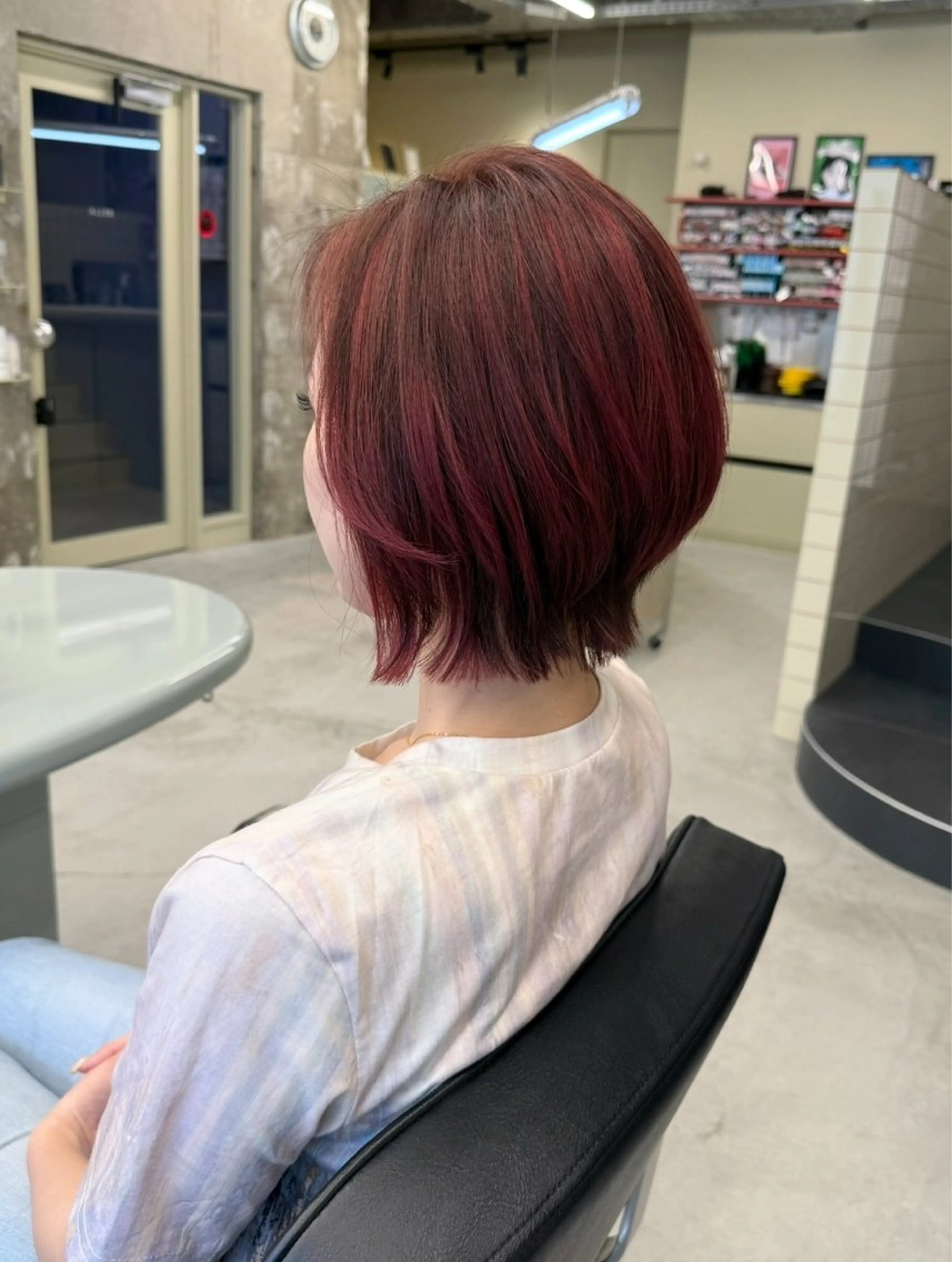 ミディアム カラー カット ヘアカラー トリートメント 【BELLA】 KONI/阿倍野のヘアスタイル