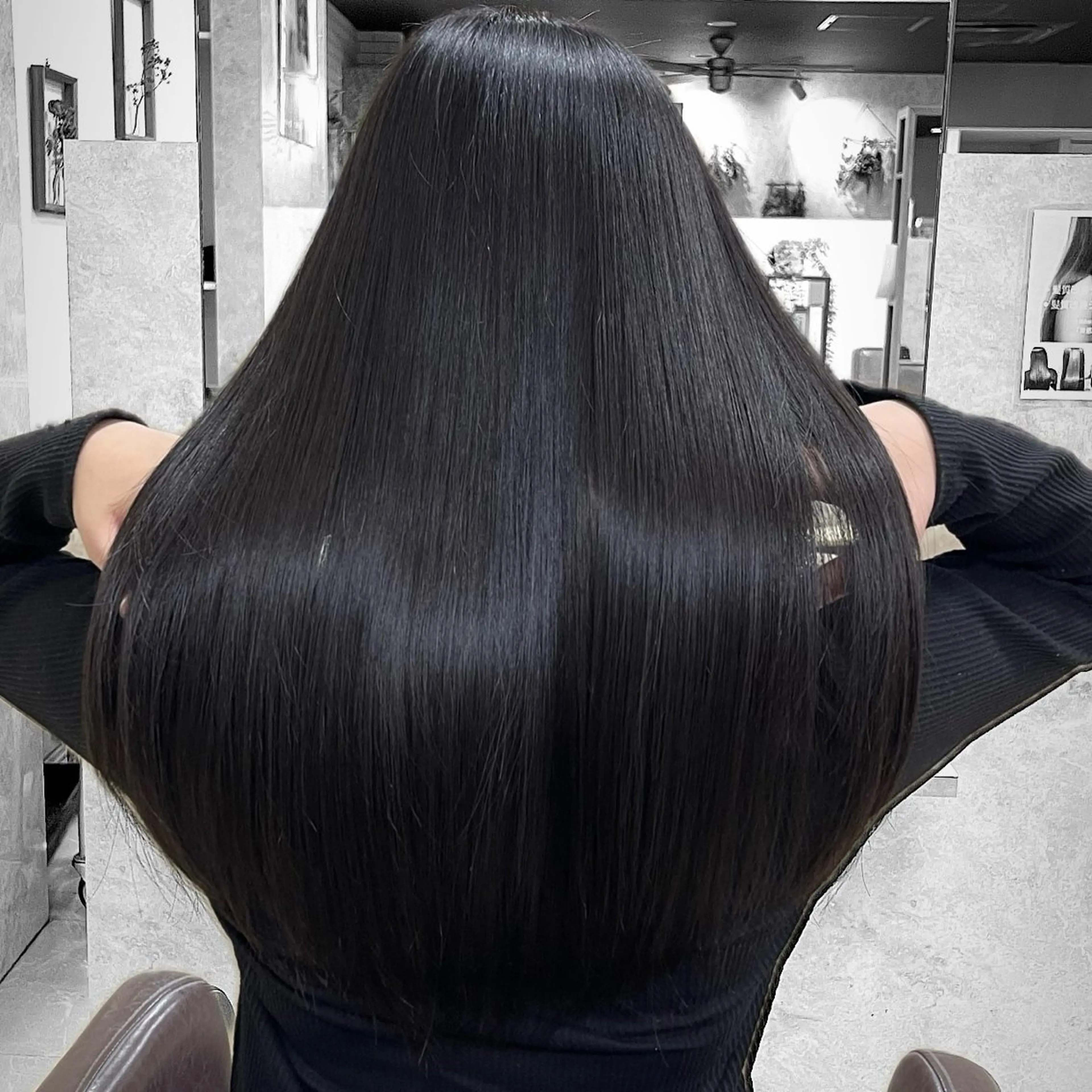 ロング 縮毛・酸性ストレート 特化のヘアスタイル