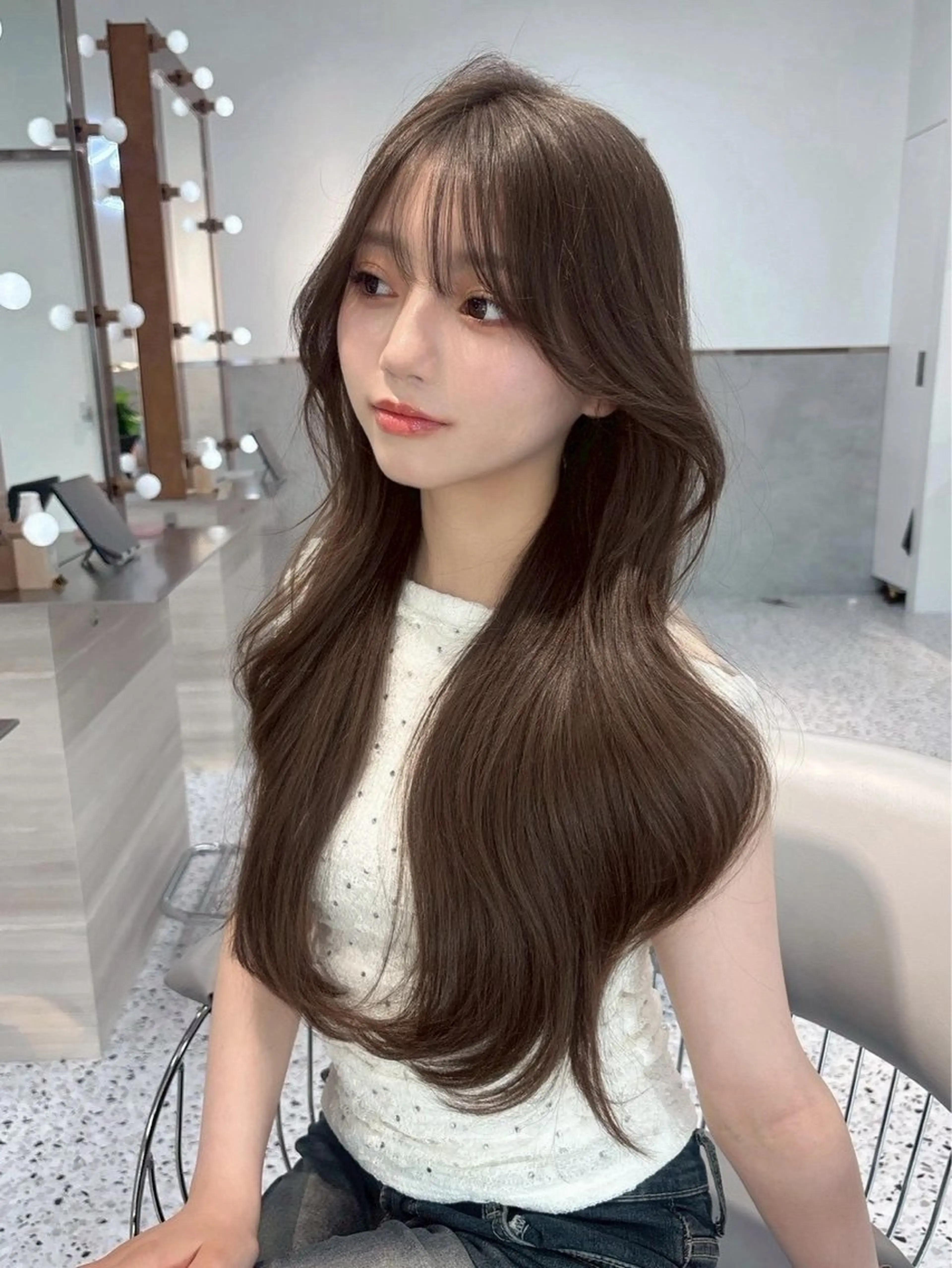 ロング 髪質改善 レイヤーカット 🎀透明感カラー shizuka🎀のヘアスタイル