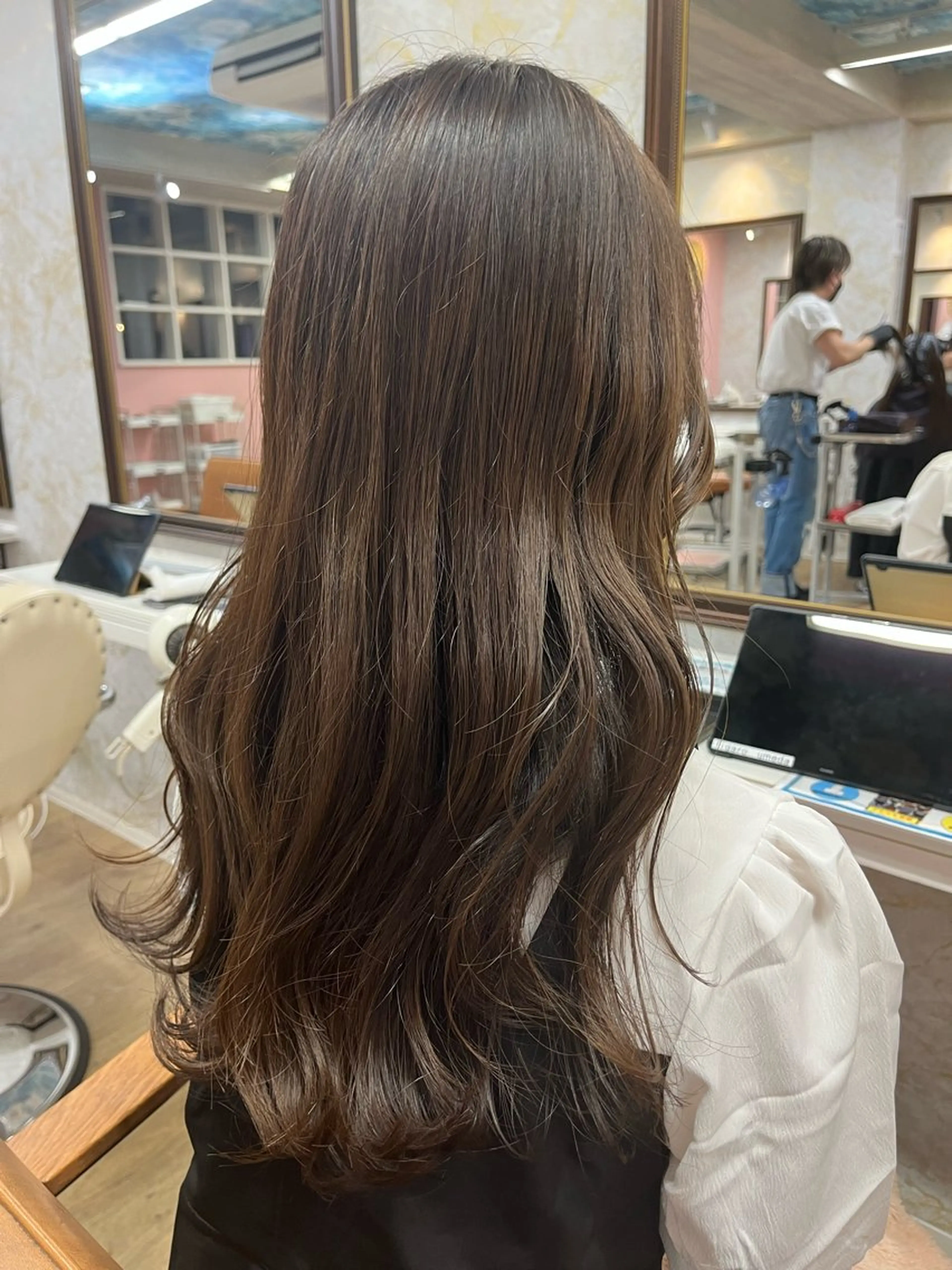 セミロング カラー ヘアカラー トリートメント 東大阪/髪質改善 /takatoのヘアスタイル