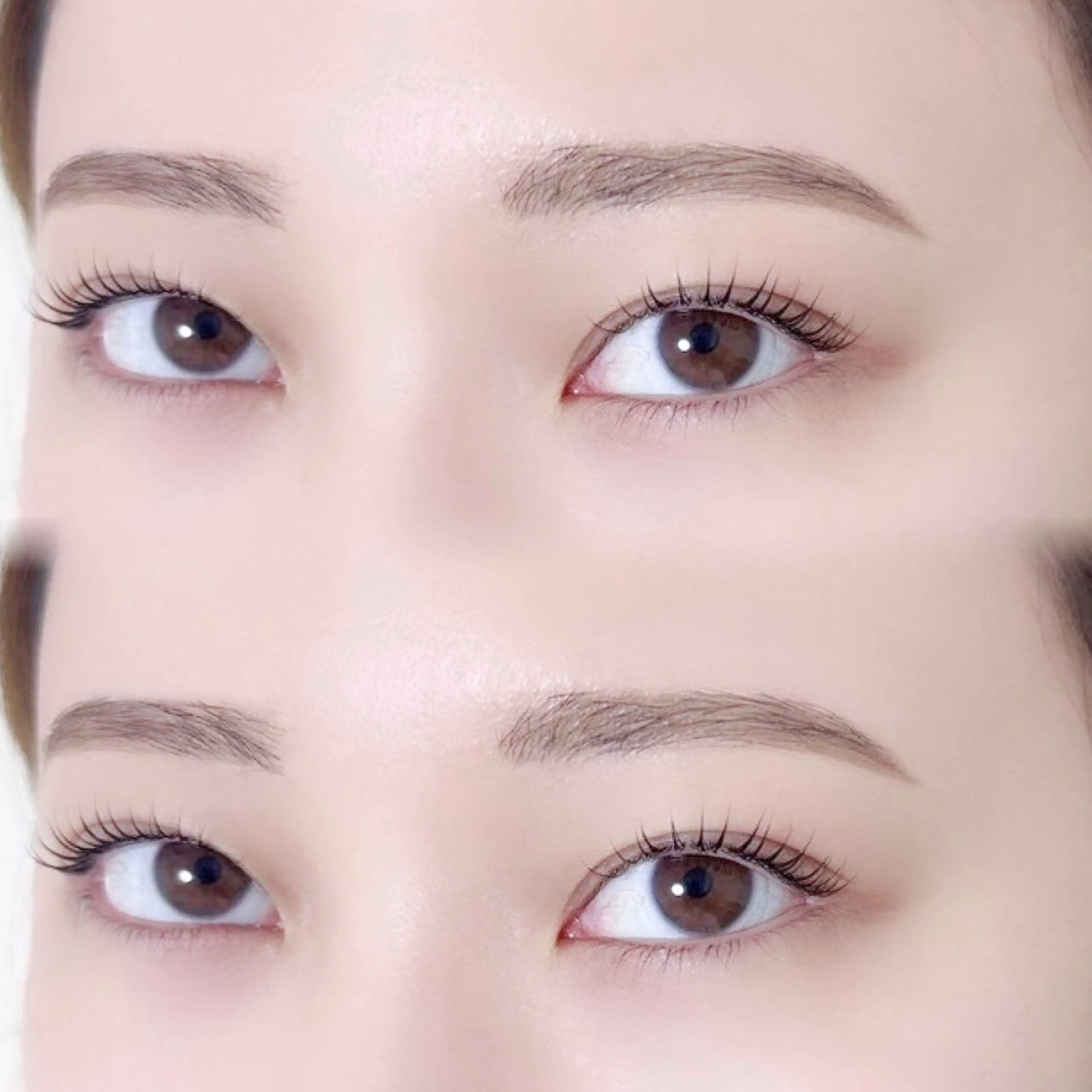 マツエク・マツパ ナチュラル 一重×まつ毛パーマ マツパ アイブロウ33 薬院店のマツエク・マツパデザイン