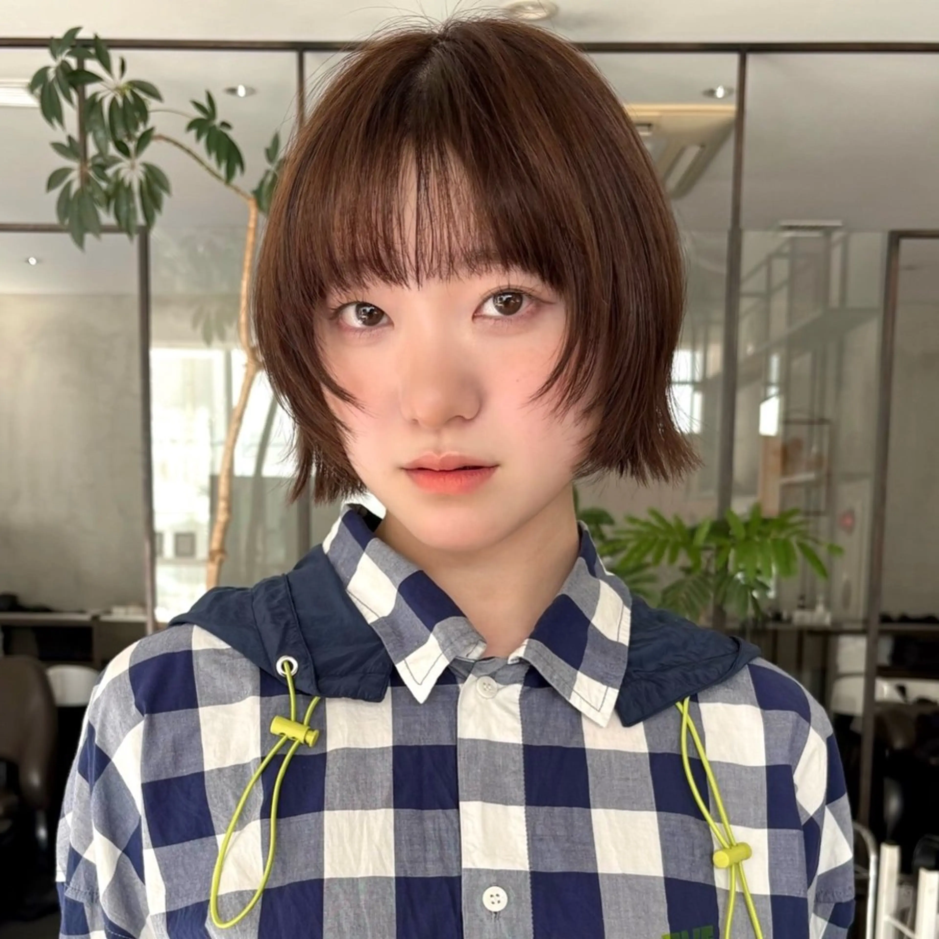 ミディアム カラー カット ヘアカラー 銀座/髪質改善カラー /ボブ/本田 聖のヘアスタイル