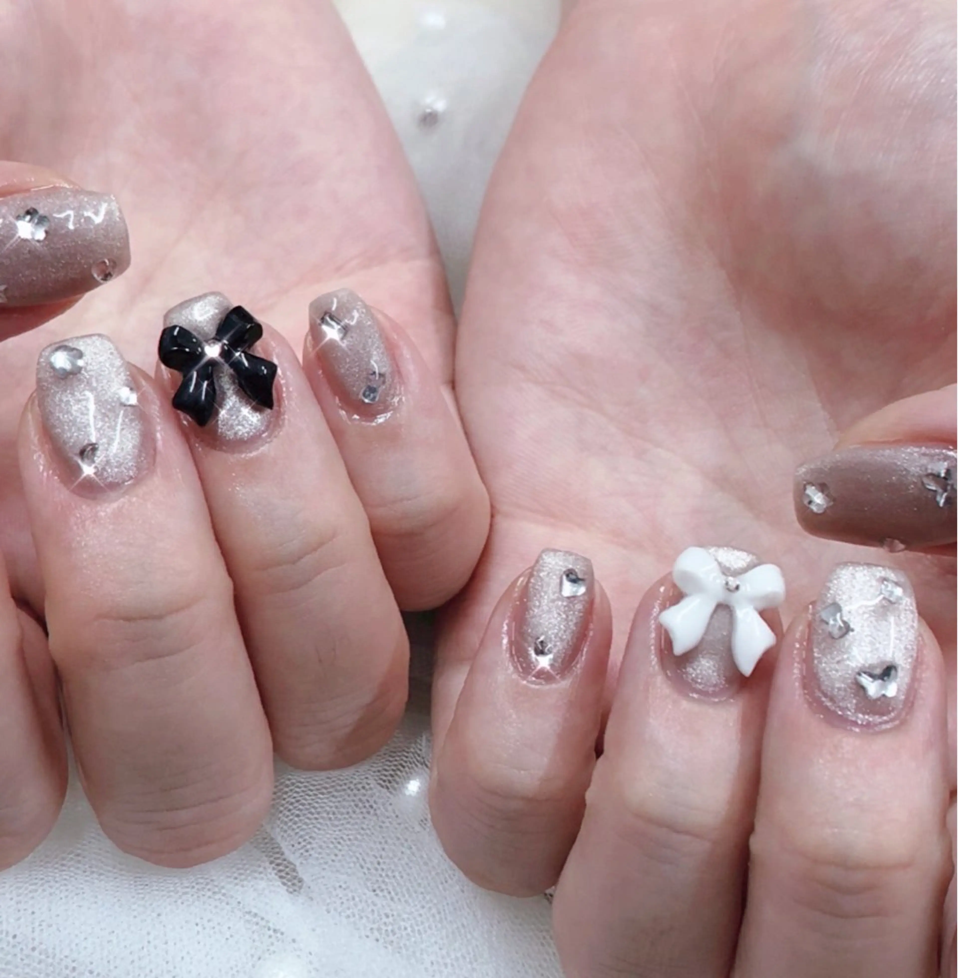 ネイル べっ甲ネイル フットネイル ゴールド マグネットネイル ミラーネイル ハンドネイル ハンドケア 大門浜松町 ネイルのネイルデザイン