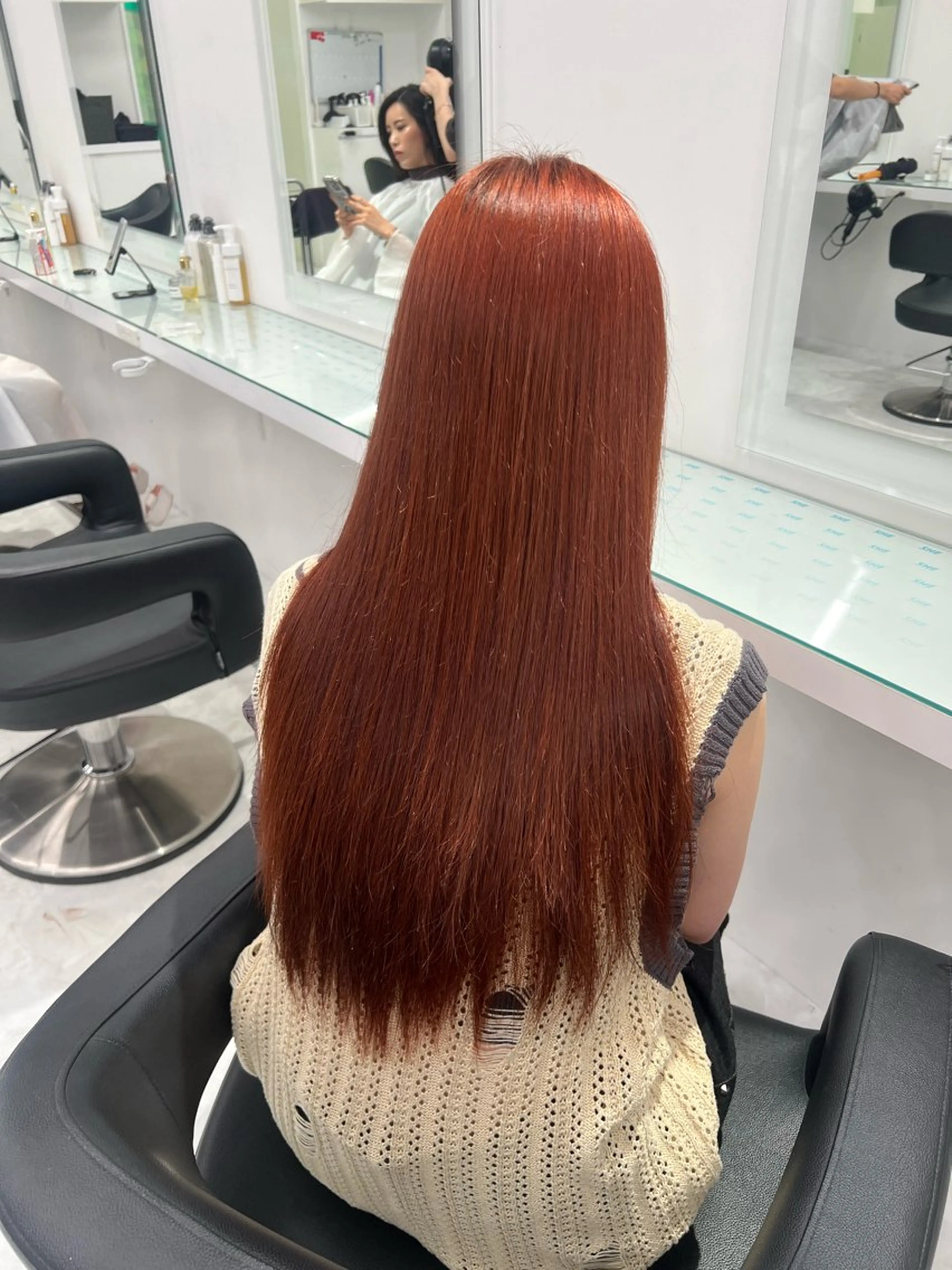 カラー ヘアカラー トリートメント ヘッドスパ ヘアセット ブリーチなし透明感 💗RYOTAのヘアスタイル