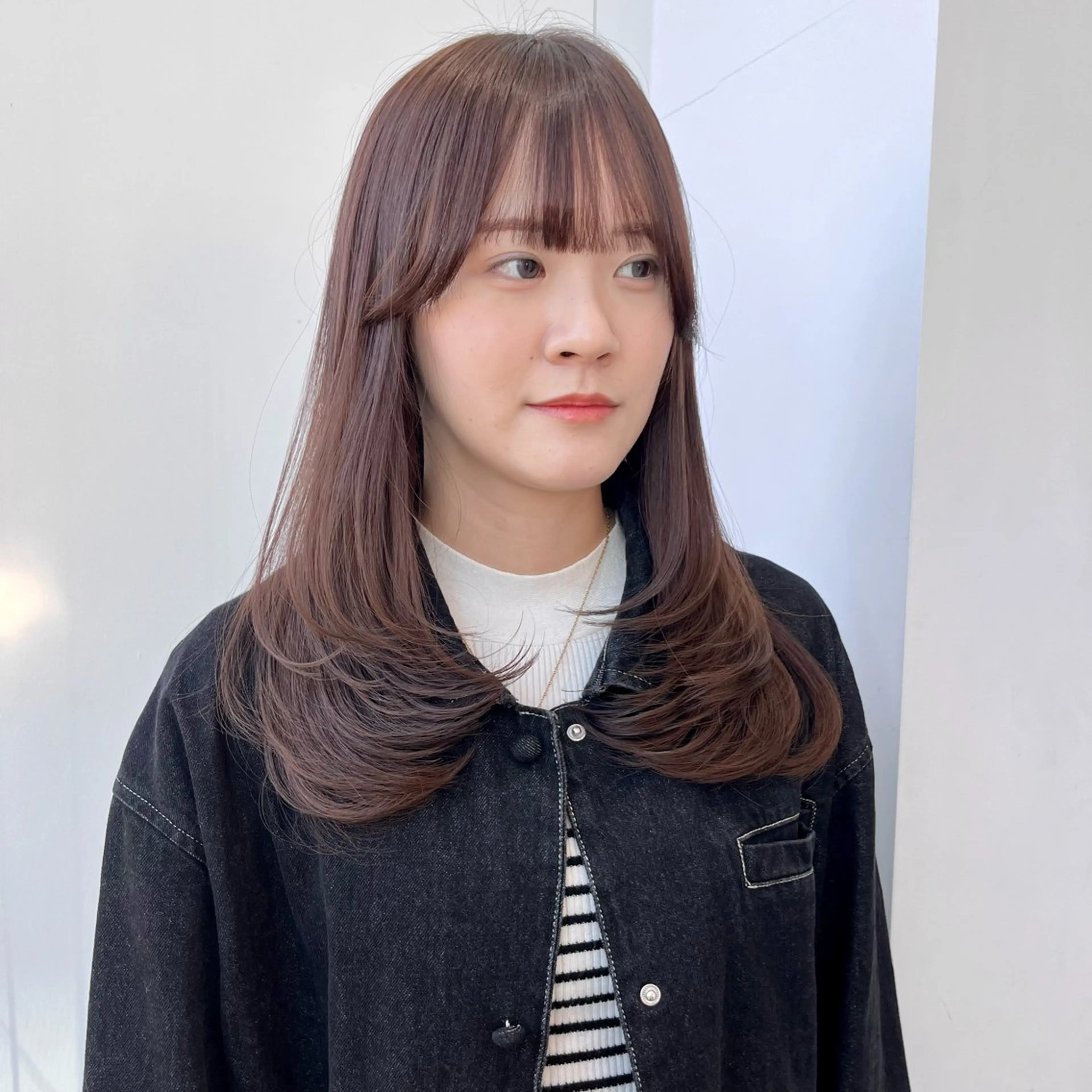 セミロング レイヤーくびれヘア アレンジmanakaのヘアスタイル