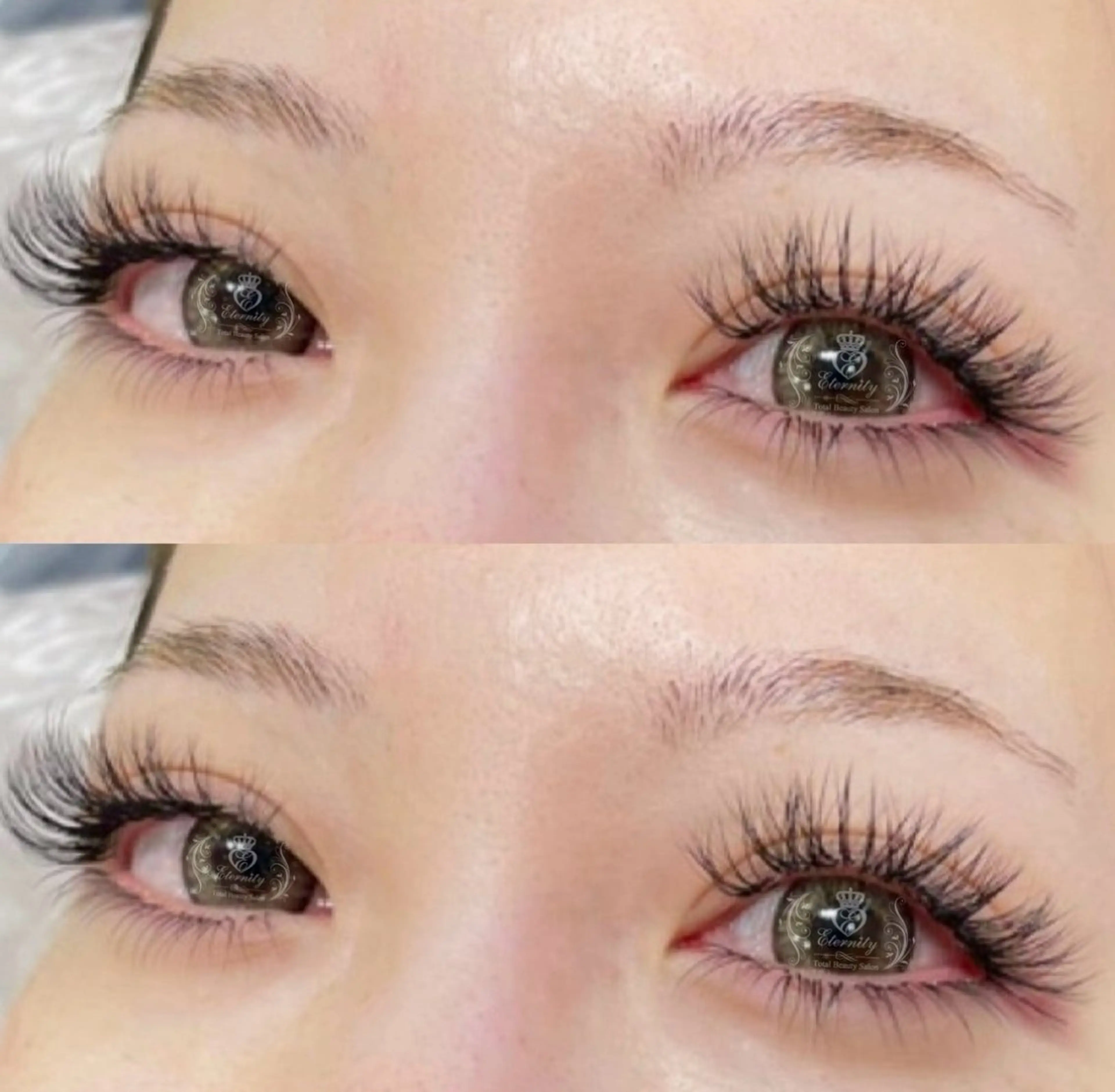 マツエク・マツパ バインドロック Dカール フラットラッシュ 下まつげエクステ ボリュームラッシュ マツエク Eternity トータルビューティーのマツエク・マツパデザイン