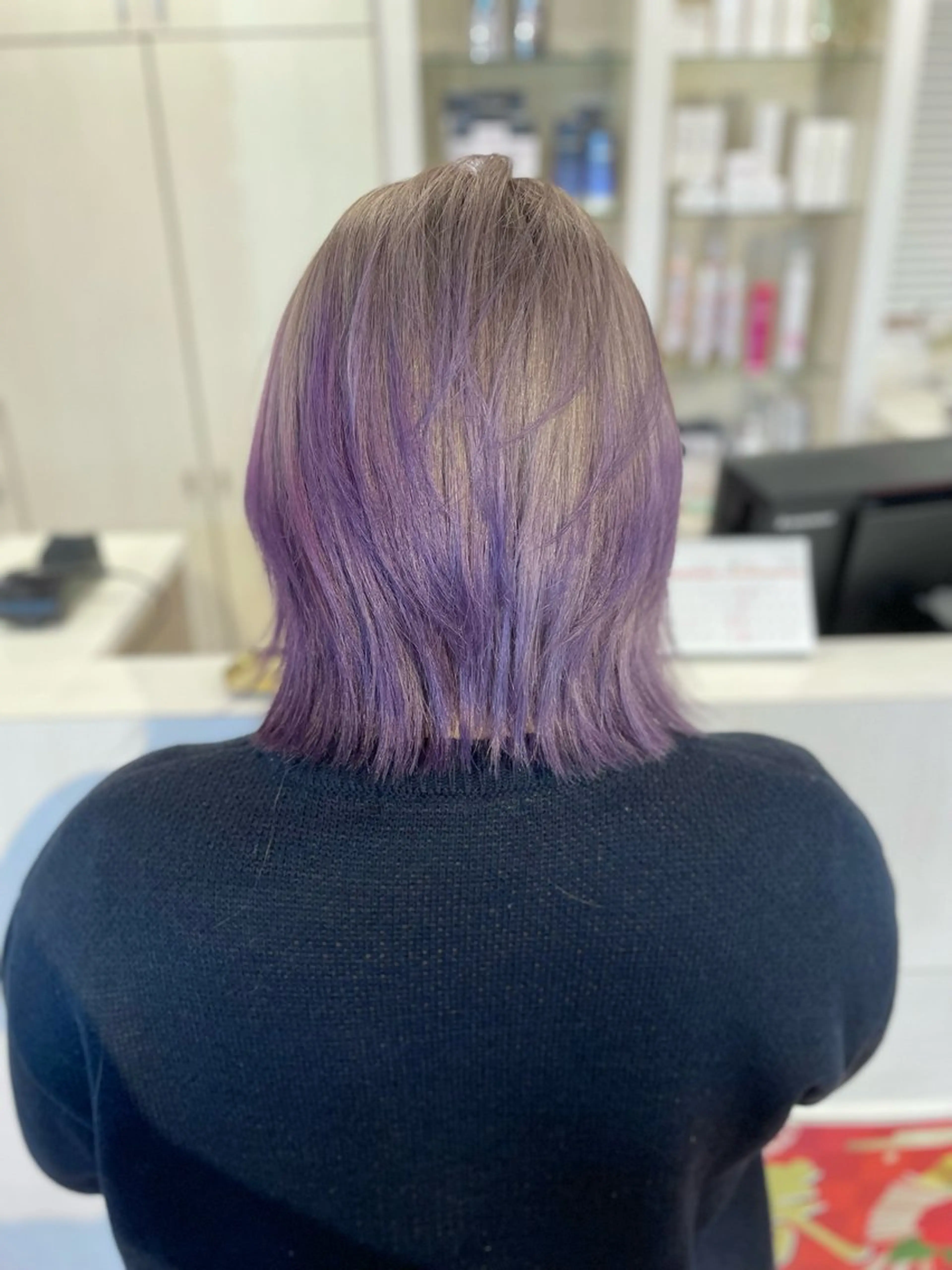 ミディアム カット ヘアカラー 【シクネ】ユウダイ お顔まわりカット💎のヘアスタイル