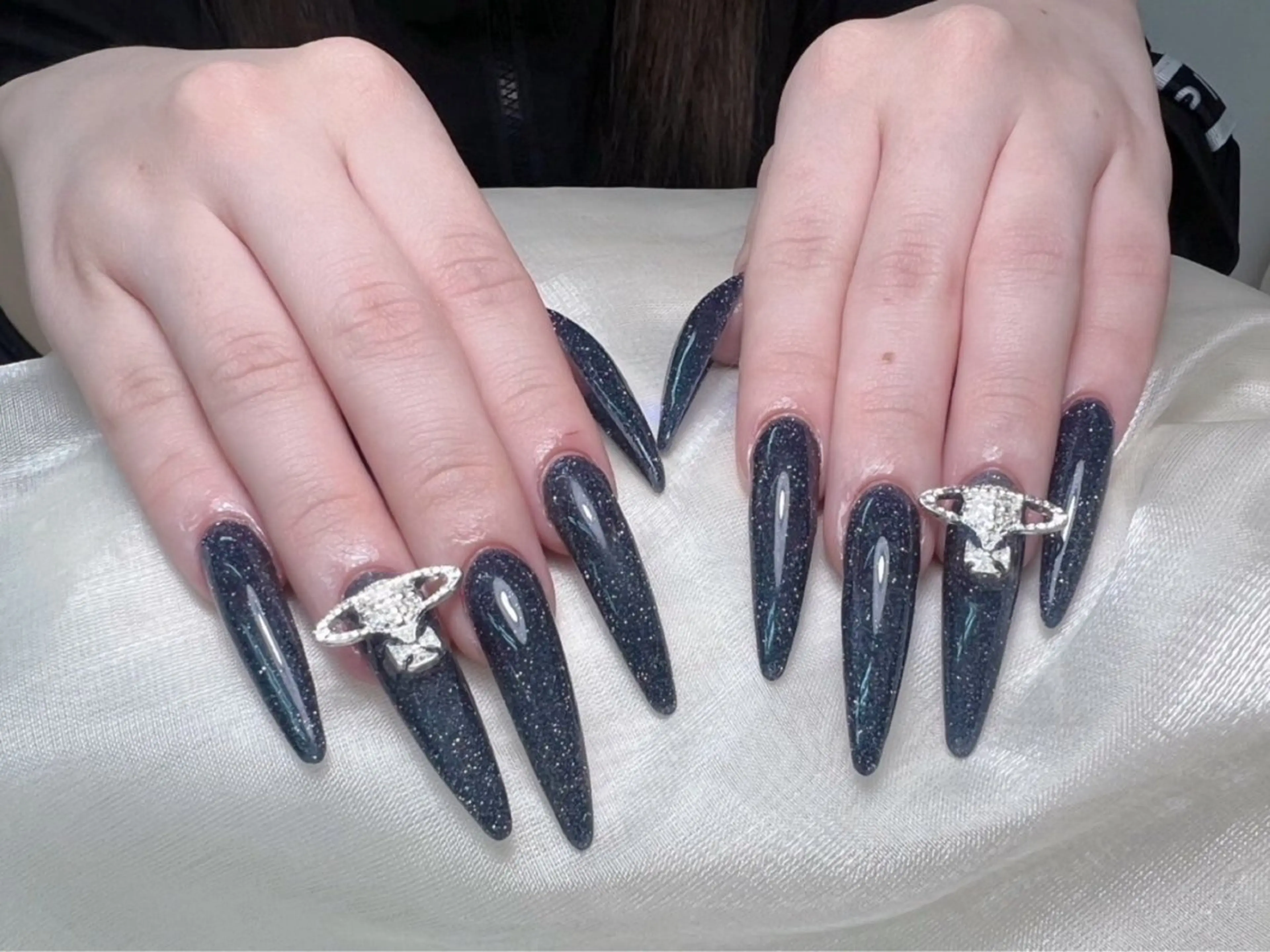 ネイル ロングネイル ハンドネイル lucky nail 歌舞伎町のネイルデザイン