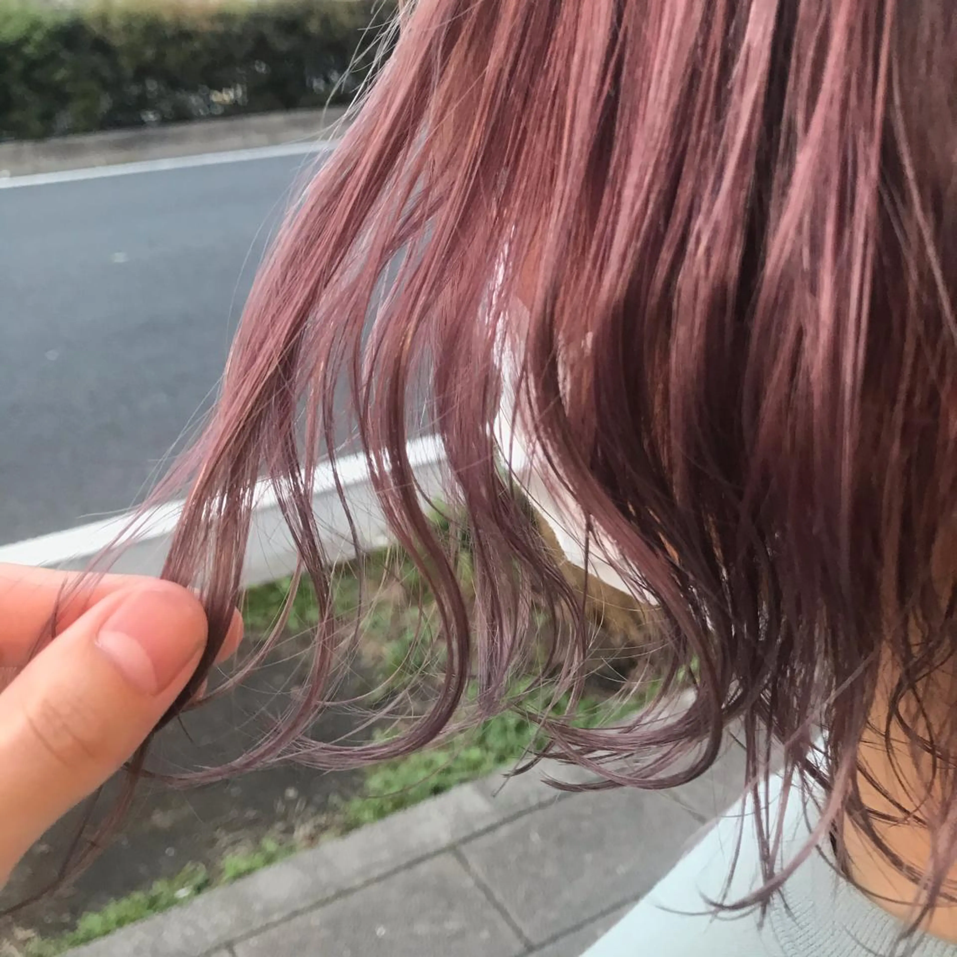 ミディアム カラー ヘアカラー ヨシダ トオルのヘアスタイル