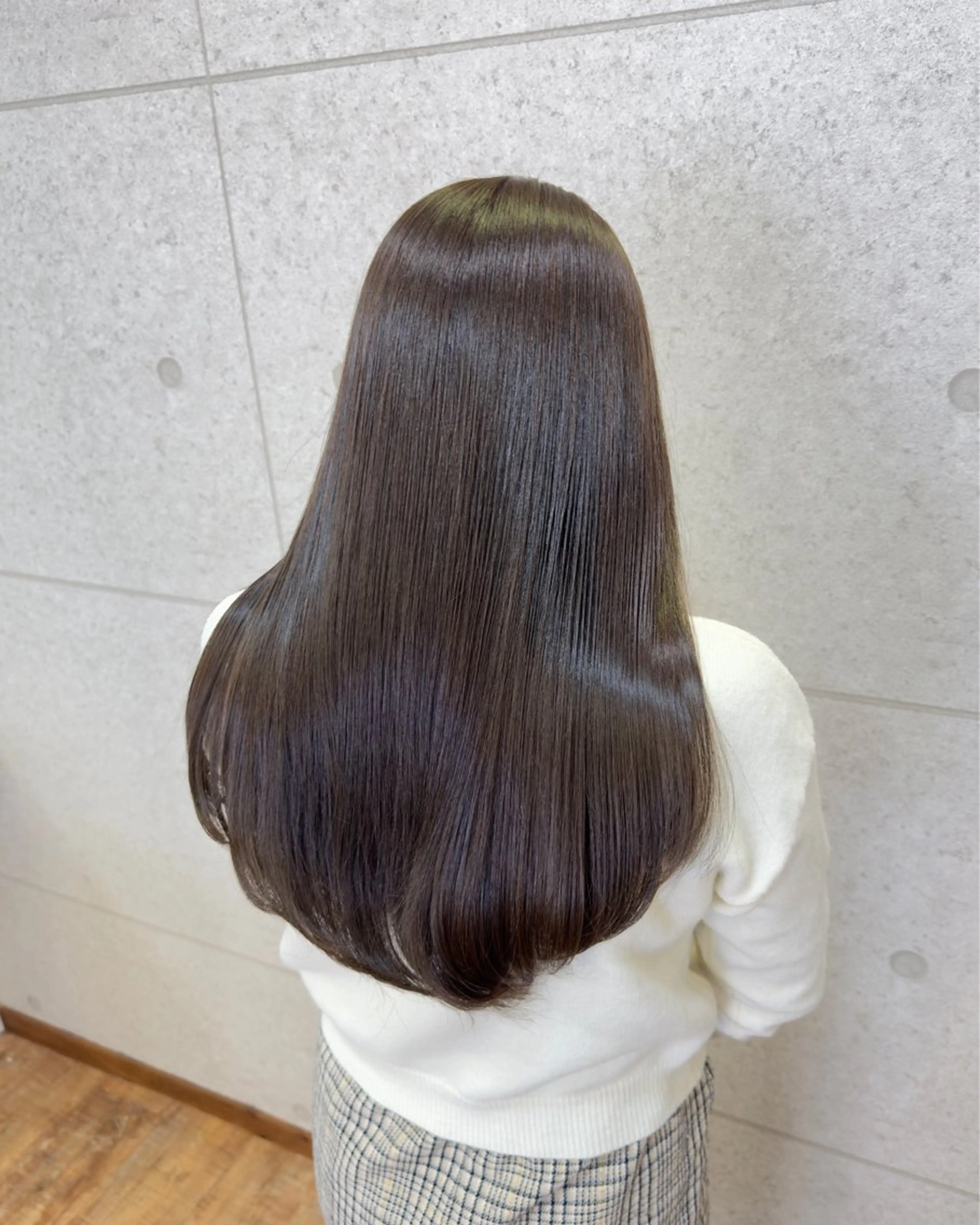 セミロング ヘアカラー トリートメント Hip's eyes 大宮のヘアスタイル