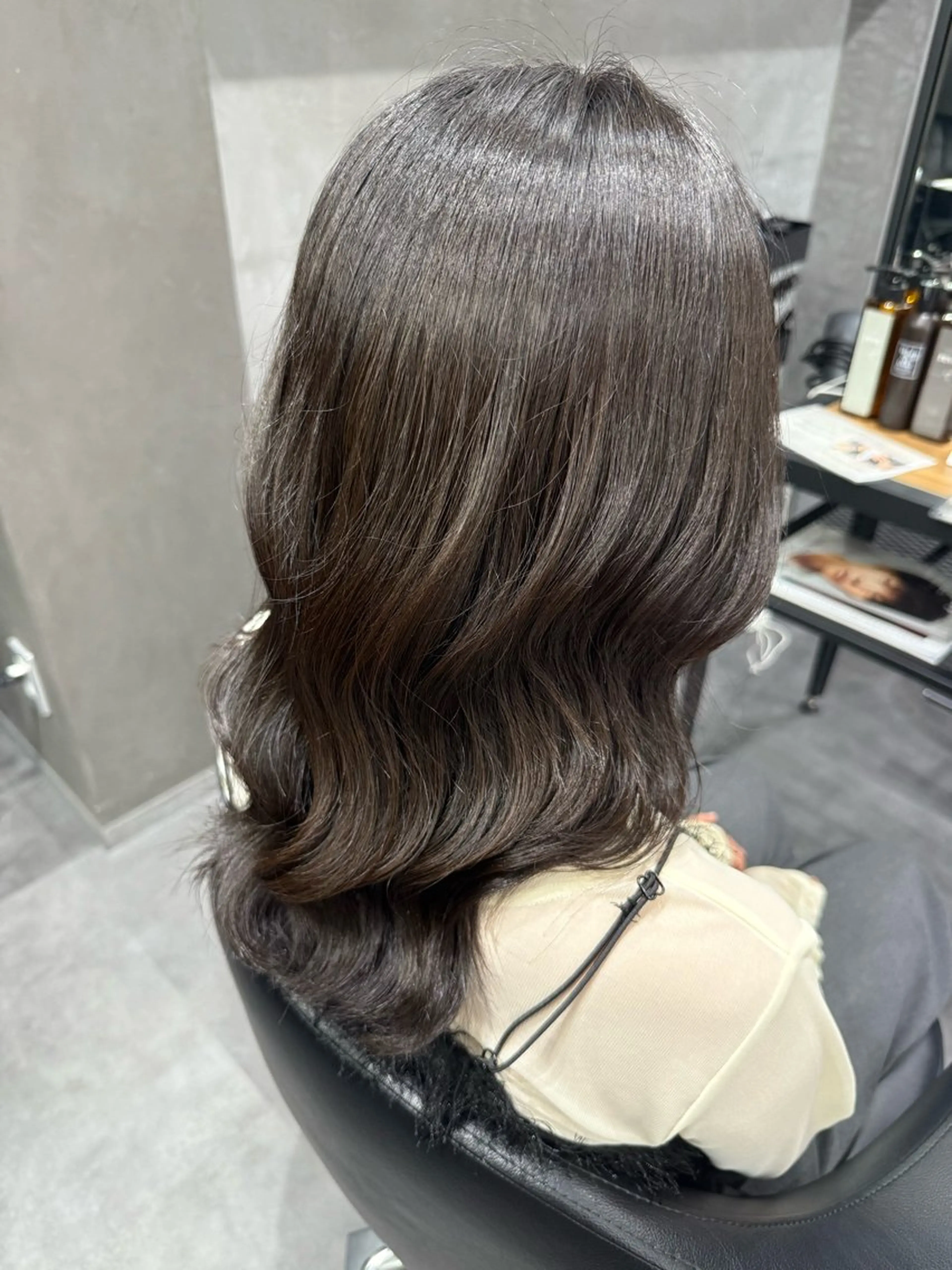 セミロング オルソーヘアー所属・maco /カラー・縮毛矯正のヘアスタイル