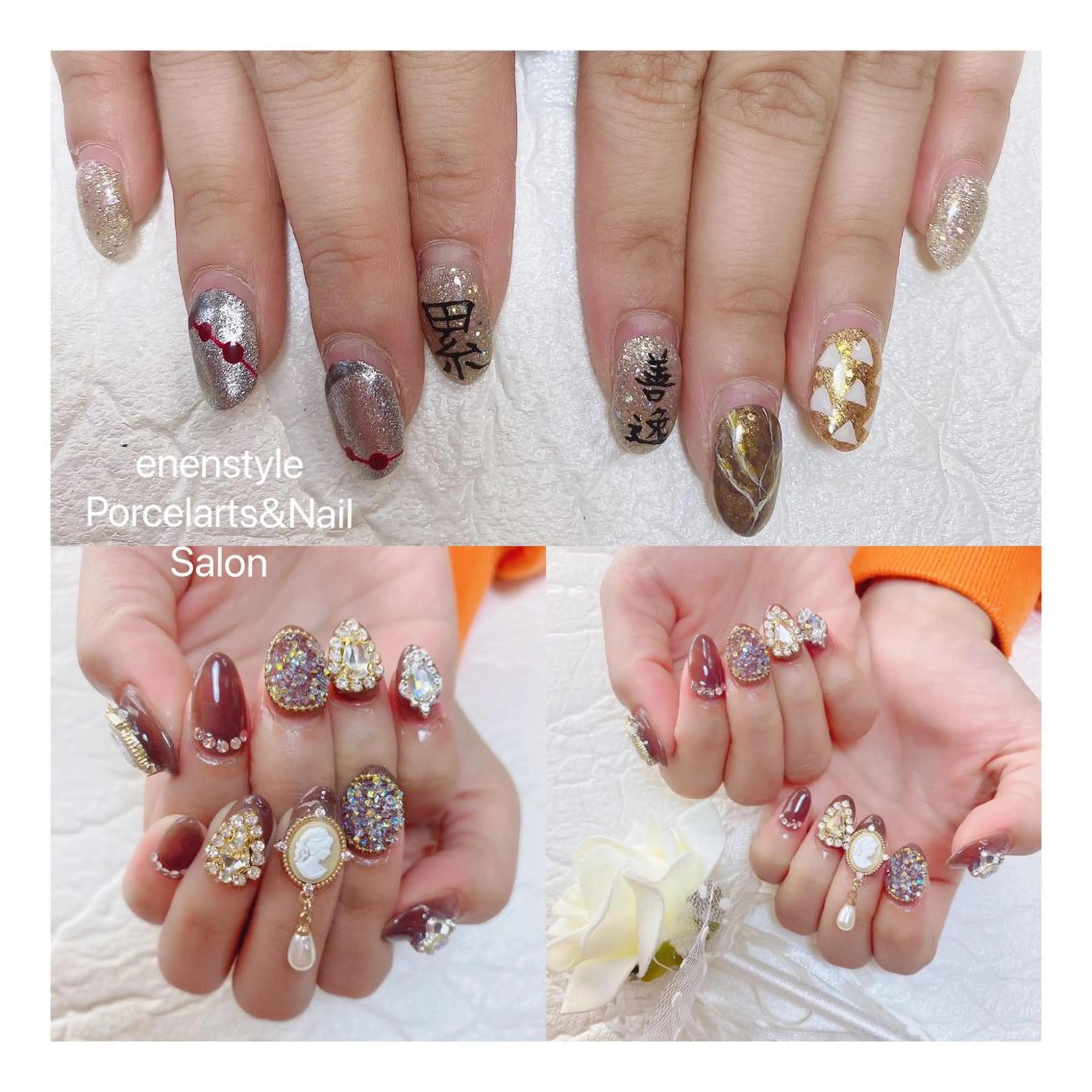 ミディアム ネイル 👑enen style👑のネイルデザイン