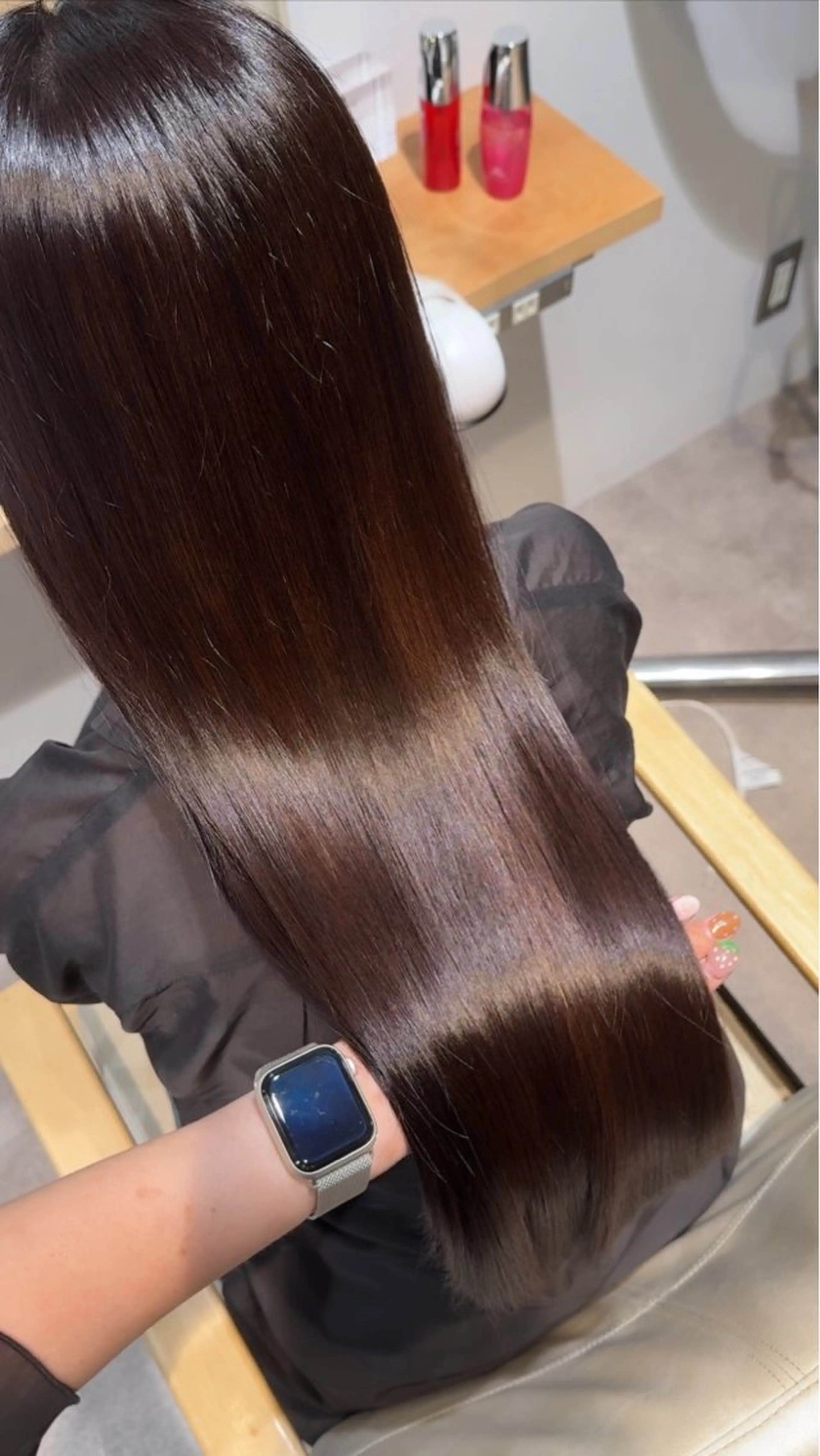 セミロング カラー ヘアカラー トリートメント 暖色/カラー特化/ ネイル/美咲🫧のヘアスタイル