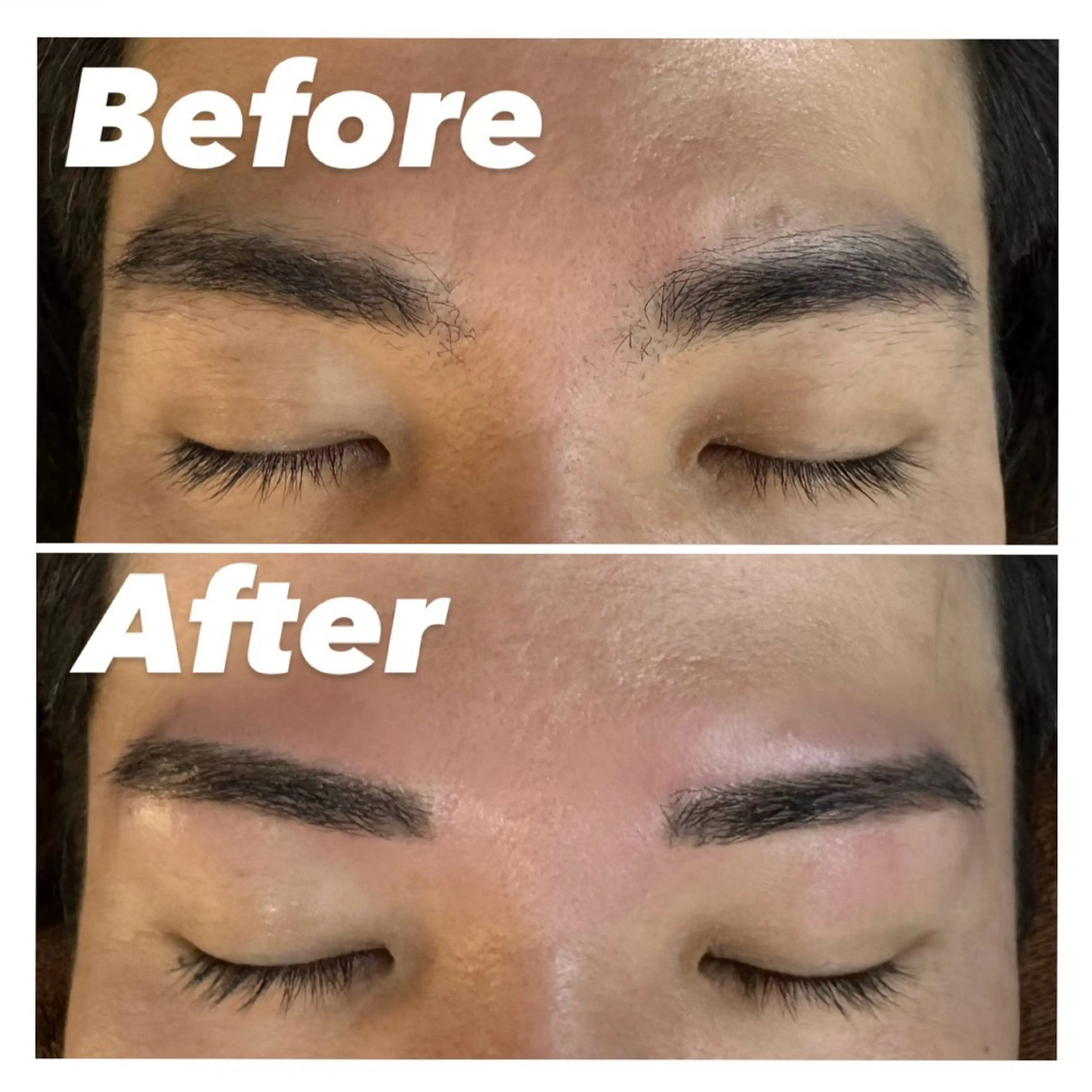 眉毛WAX脱毛の写真