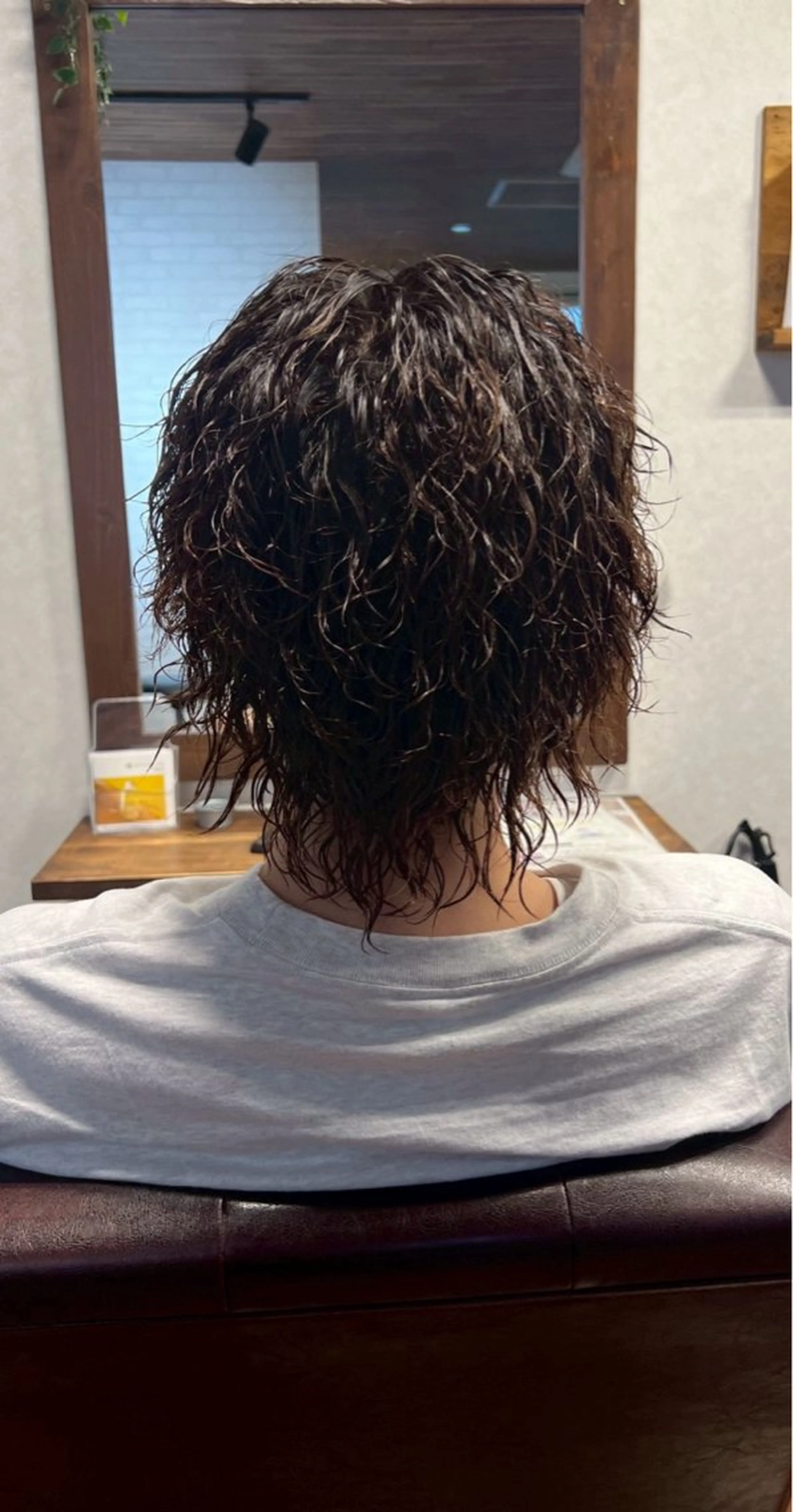 ショート パーマ パーマ ヘッドスパ リレイス 伊藤愛斗のヘアスタイル