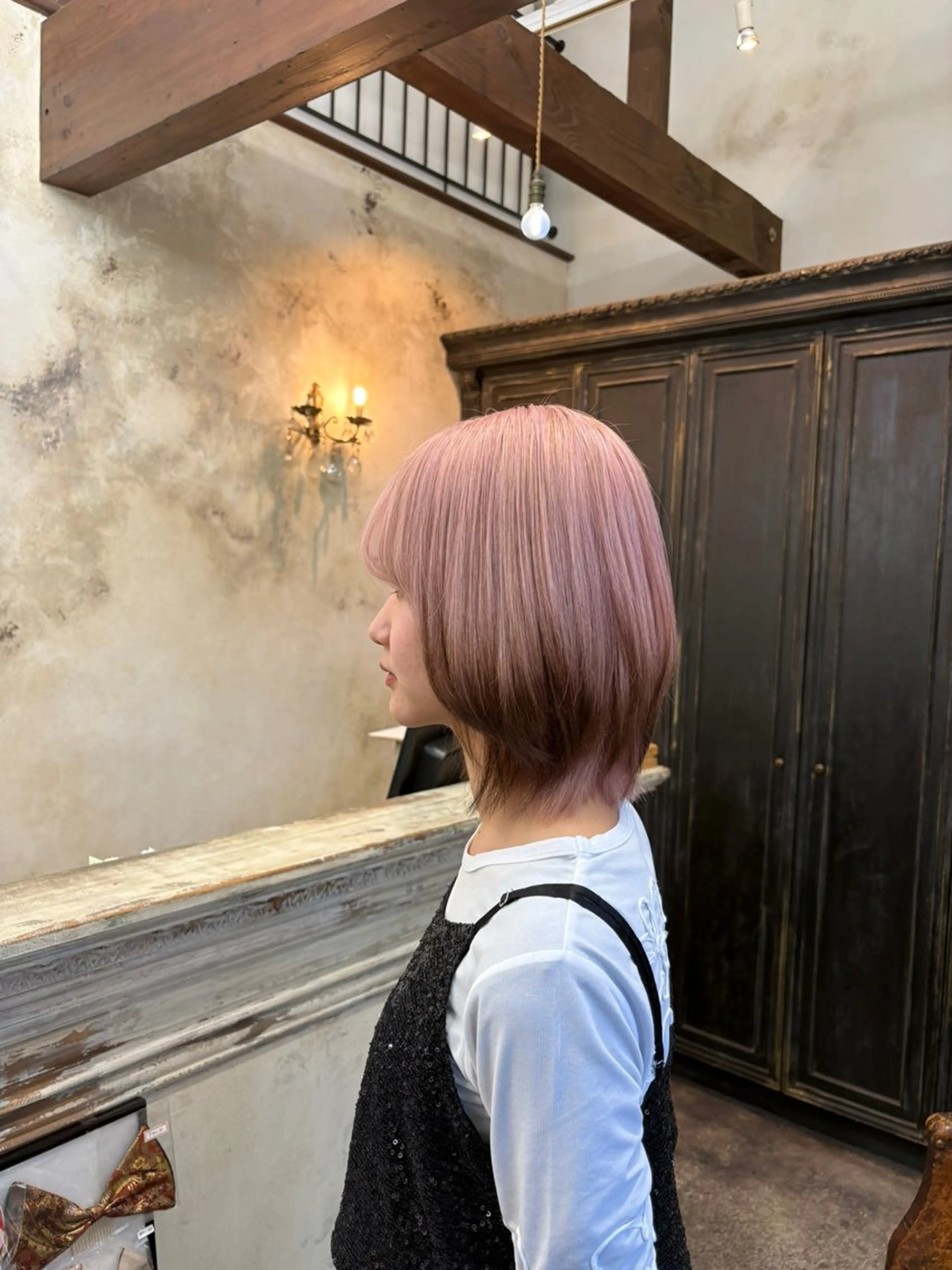 ミディアム 林 夢良🖤のヘアスタイル