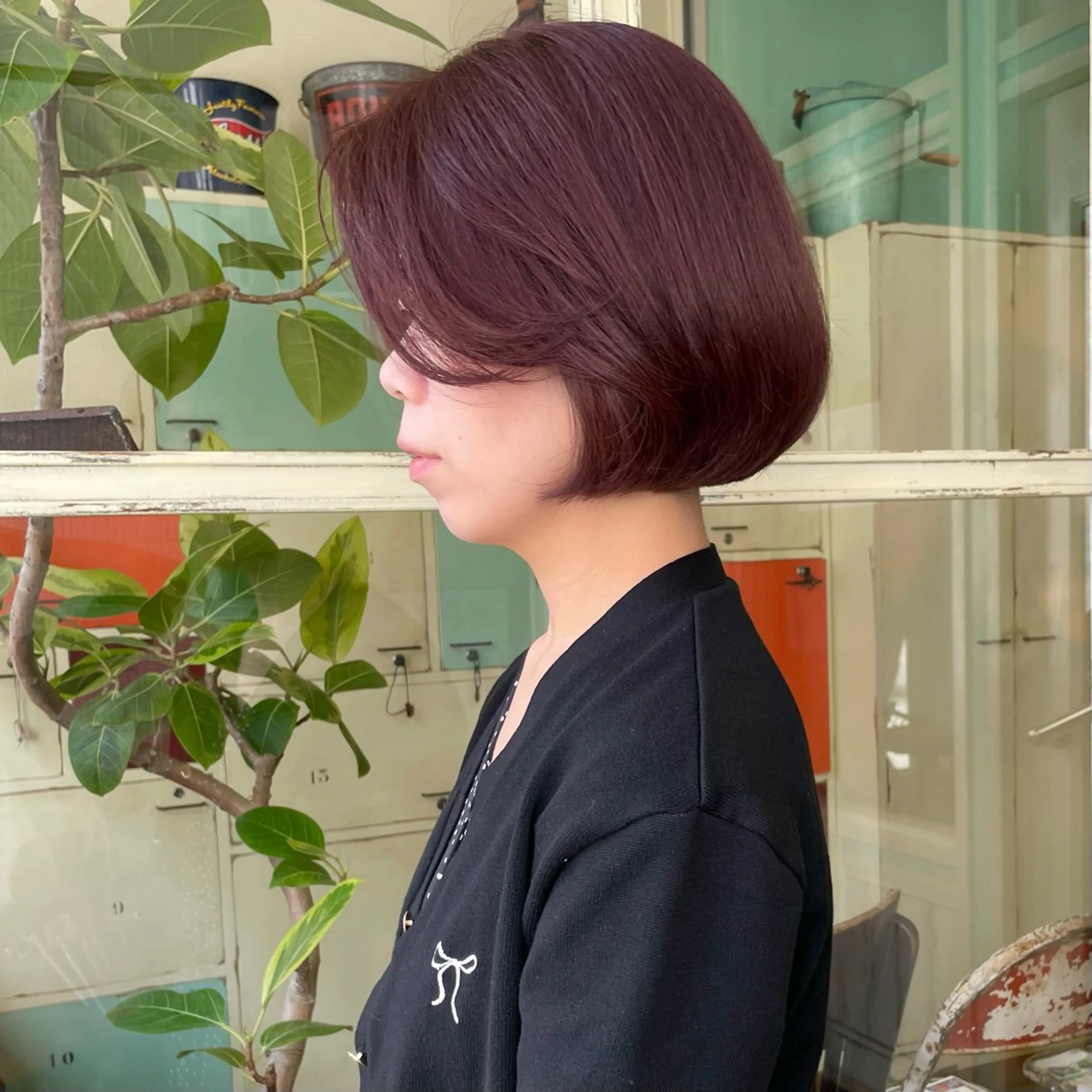 ミディアム カラー sourire 西大分所属・Sourire西大分 ☘️いけだ あおいのヘアスタイル