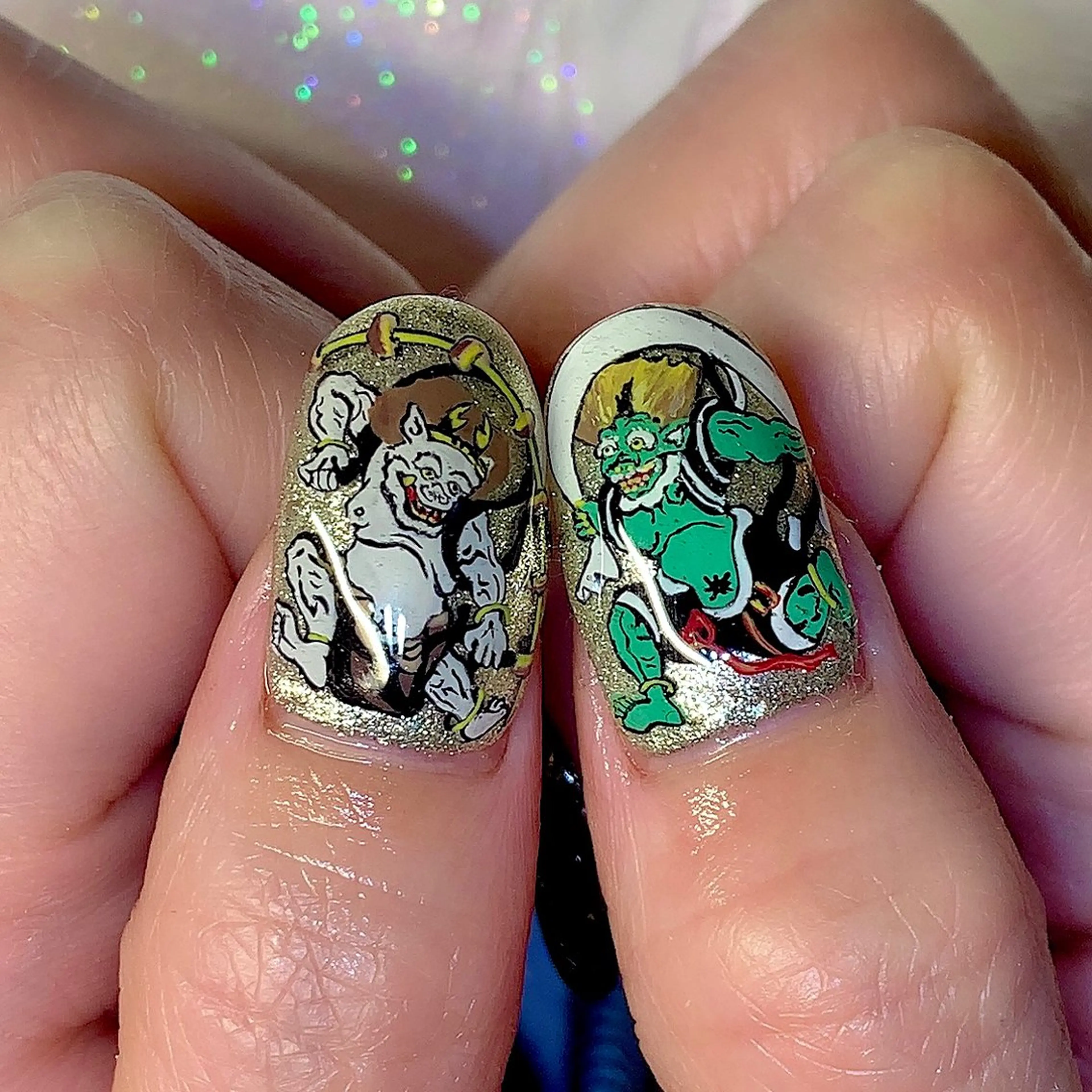 ネイル アートネイル キラキラネイル 韓国ネイル 持ち込み ストーンネイル シェアサロンLei.g(レイジー)所属・3Dアートネイル💗 都築レナのネイルデザイン