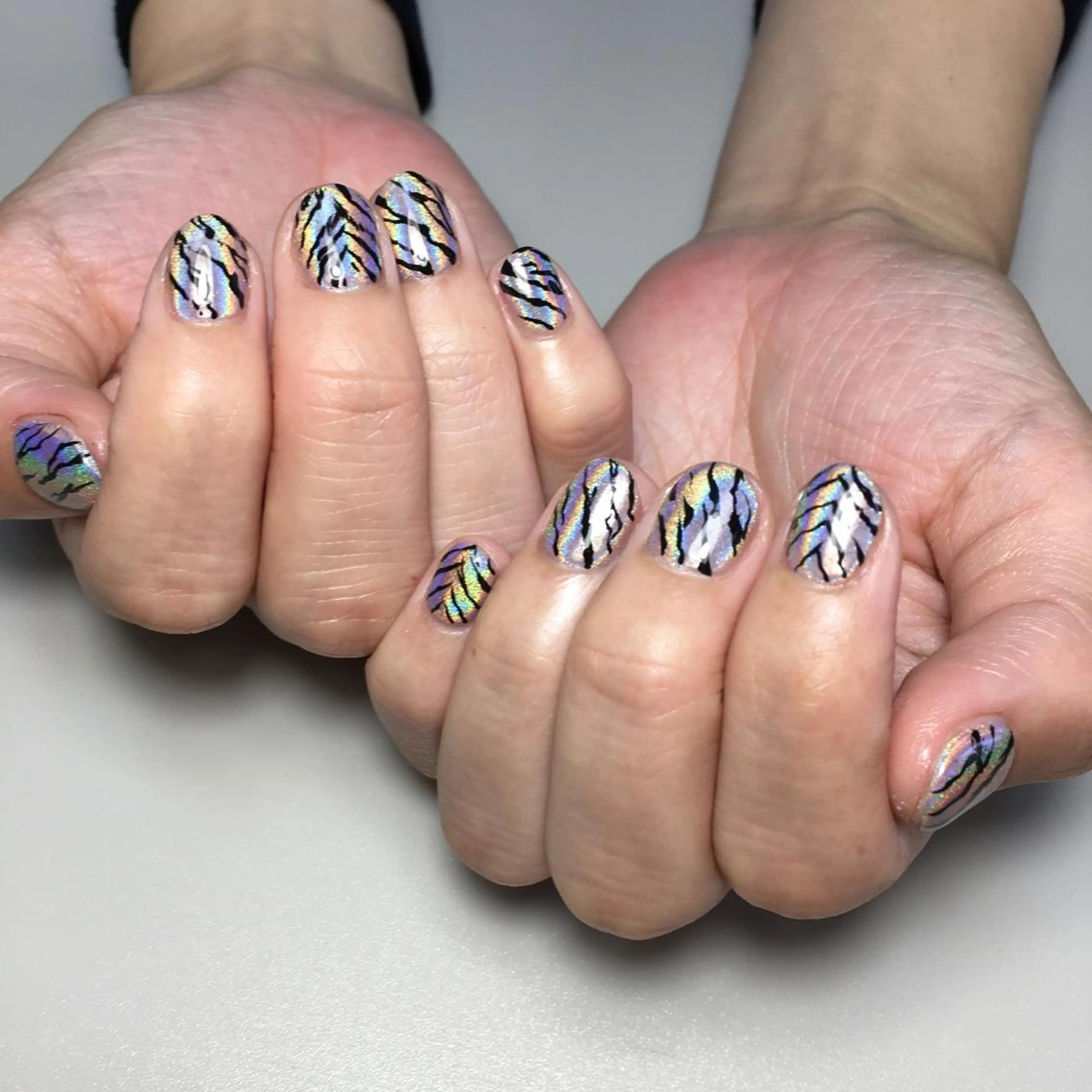 ネイル アニマル柄 ハンドネイル kipinail 川﨑えりかのネイルデザイン