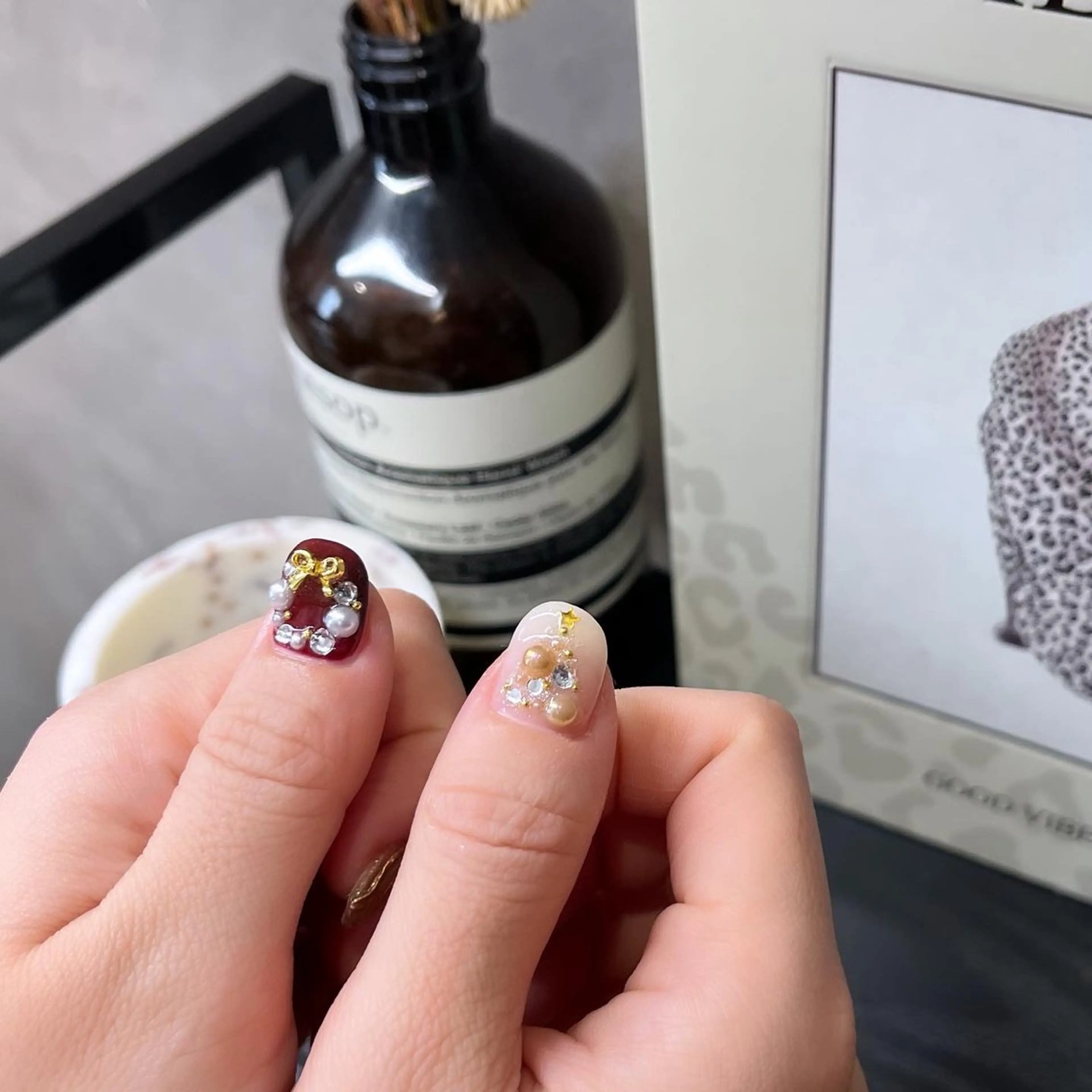 ネイル 冬ネイル クリスマス S. SAYAのネイルデザイン