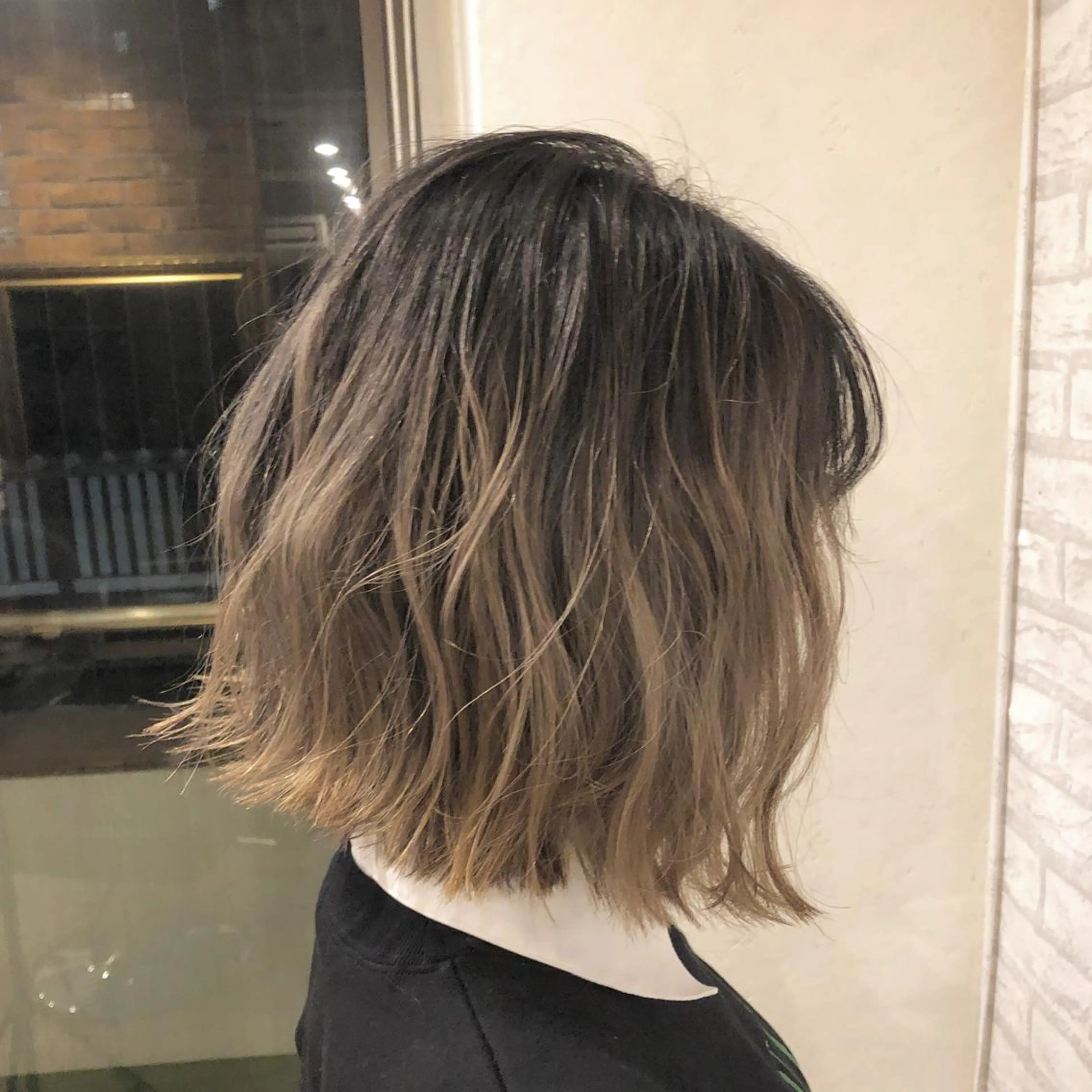 ショート カラー ブリーチ カット ヘアカラー トリートメント JILBLAN京都 ショート/ハイライトのヘアスタイル