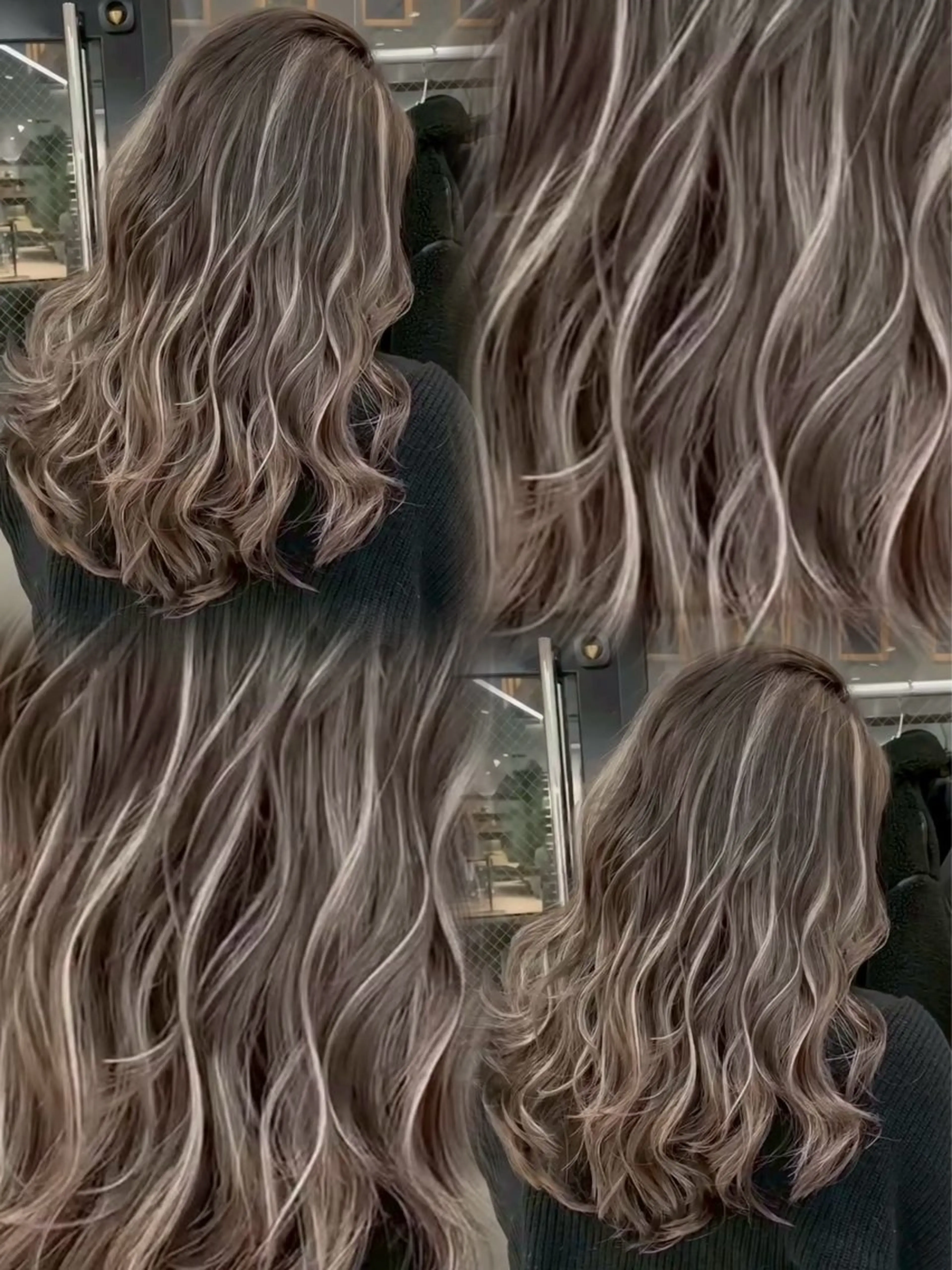 ロング 外国人風カラー ハイライト レイヤーカット ヘアカラー ✨レイヤーカット 海外ヘア/原宿✨のヘアスタイル