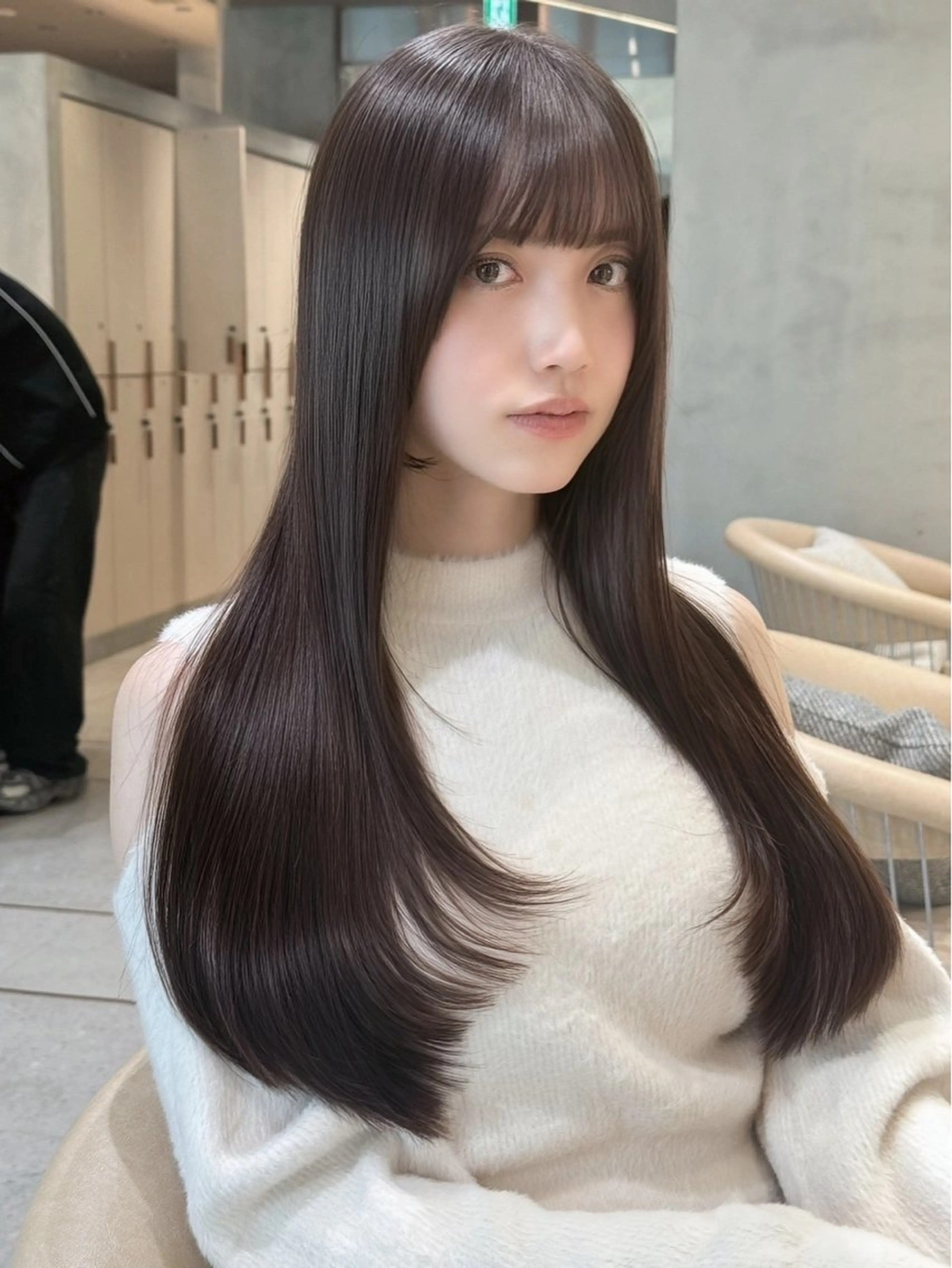 ロング カラー 🎀池袋🎀透明感 🩵カラー🫧ななみのヘアスタイル