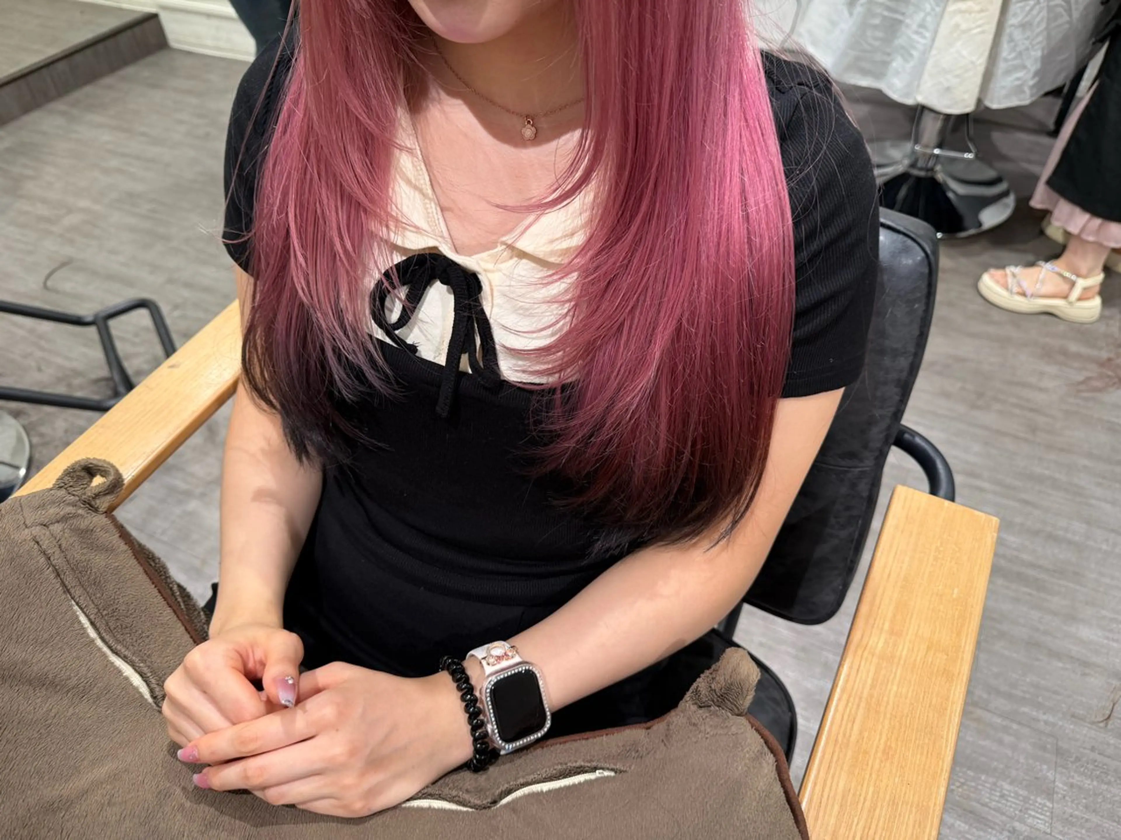 ロング カラー レイヤーカット cocotte🫧 絹村 琴美のヘアスタイル