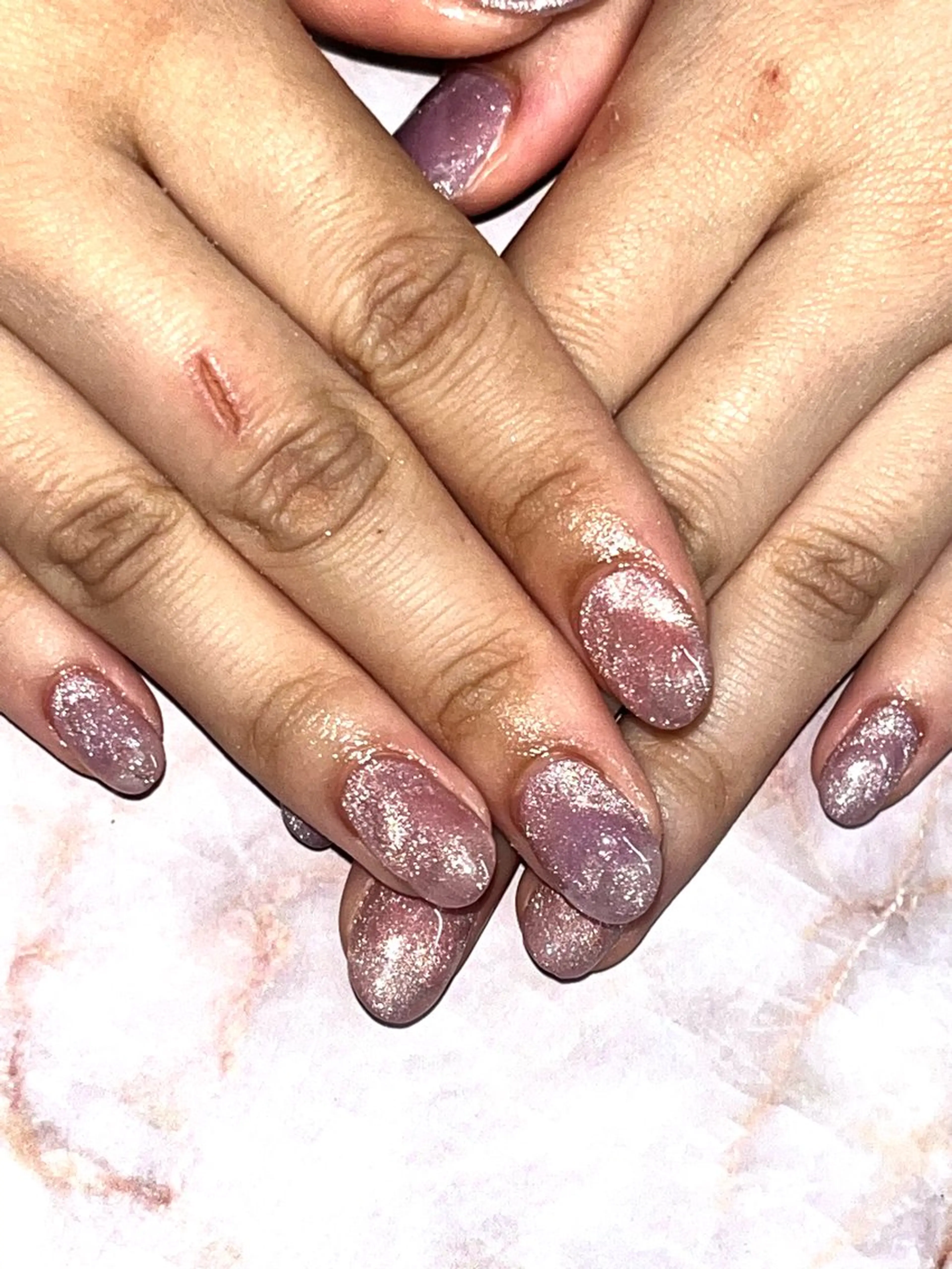 ネイル 長さ出し スカルプネイル ハンドネイル plaisir プレジールネイルのネイルデザイン