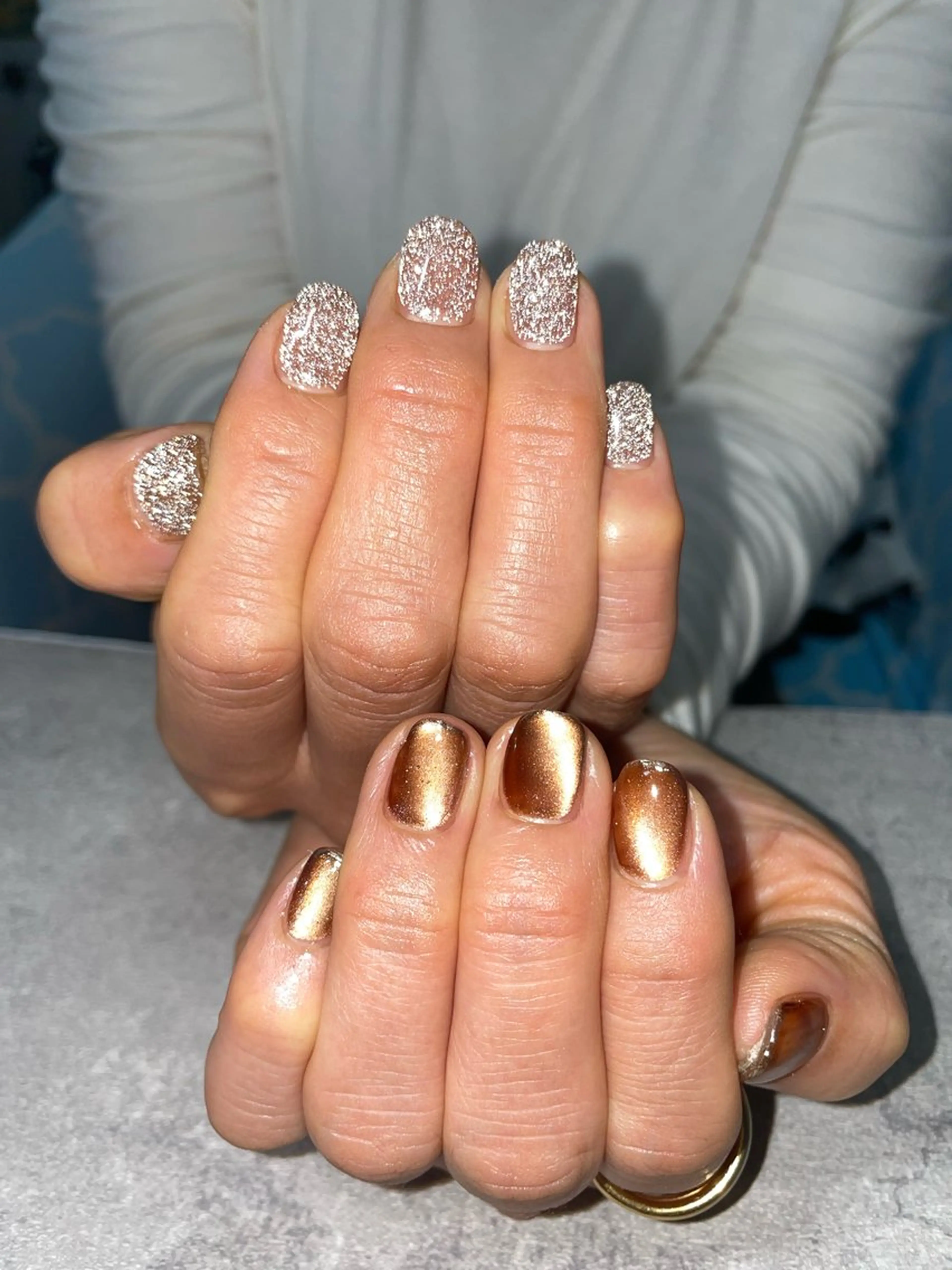 ネイル フラッシュネイル マグネットネイル はるひな ねいるのネイルデザイン