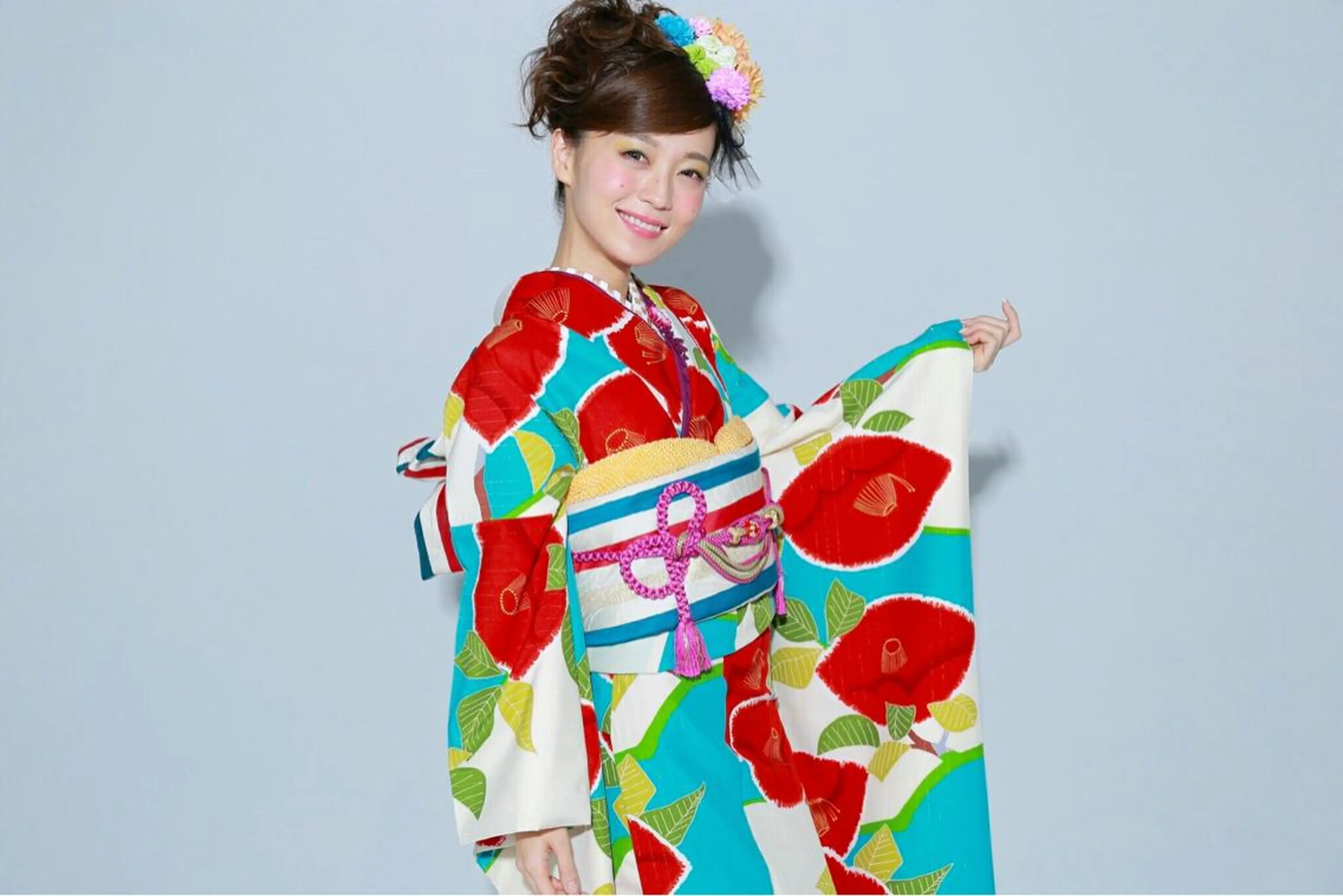 ヘアアレンジ 成人式 松田 類生のヘアスタイル