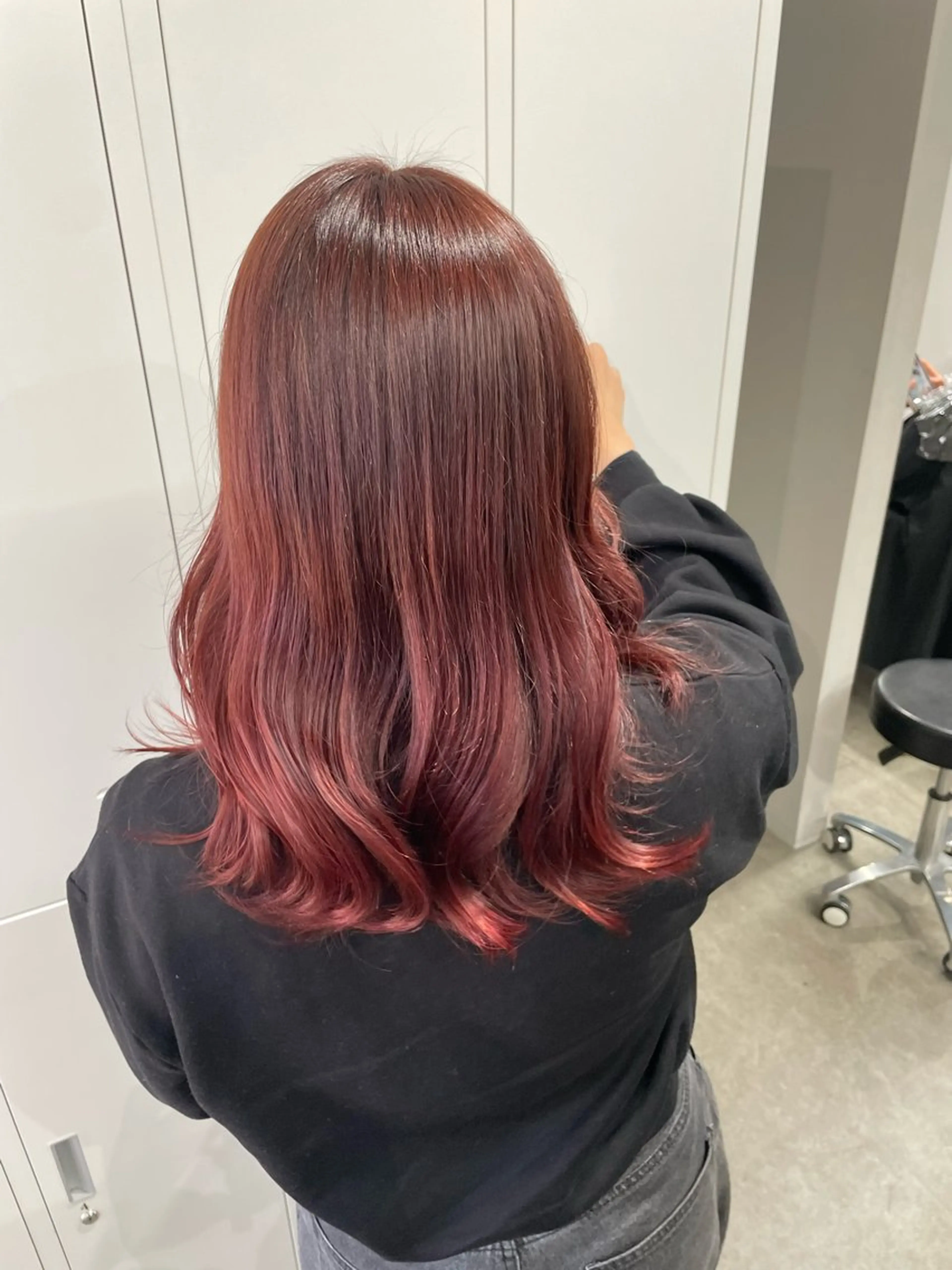 ミディアム REINA ISHIDOのヘアスタイル