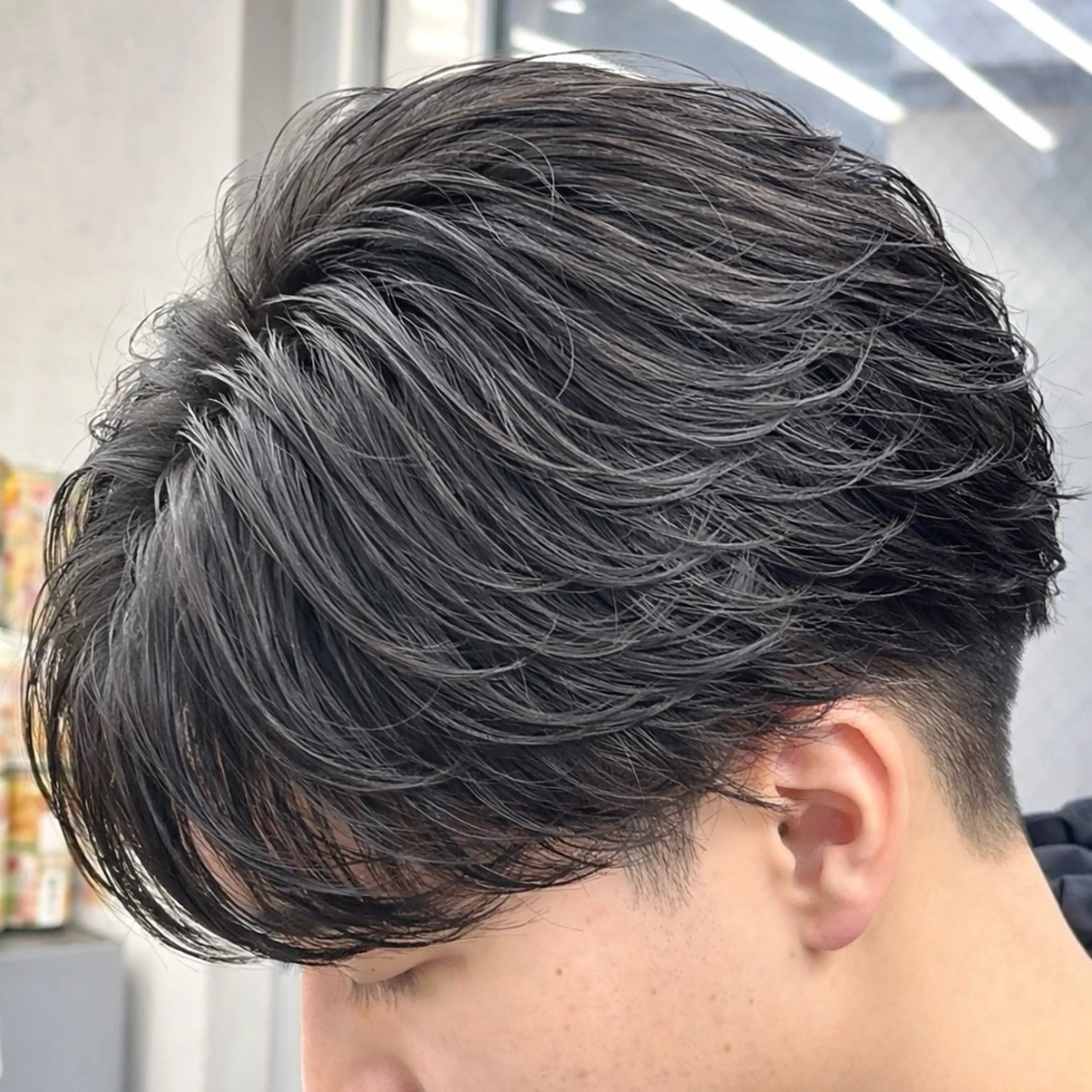 パーマ メンズ フェザーパーマ メンズパーマ 学生（メンズ向け） 学生 カット パーマ トリートメント 👑原宿メンズパーマ /原宿/かずま👑のヘアスタイル