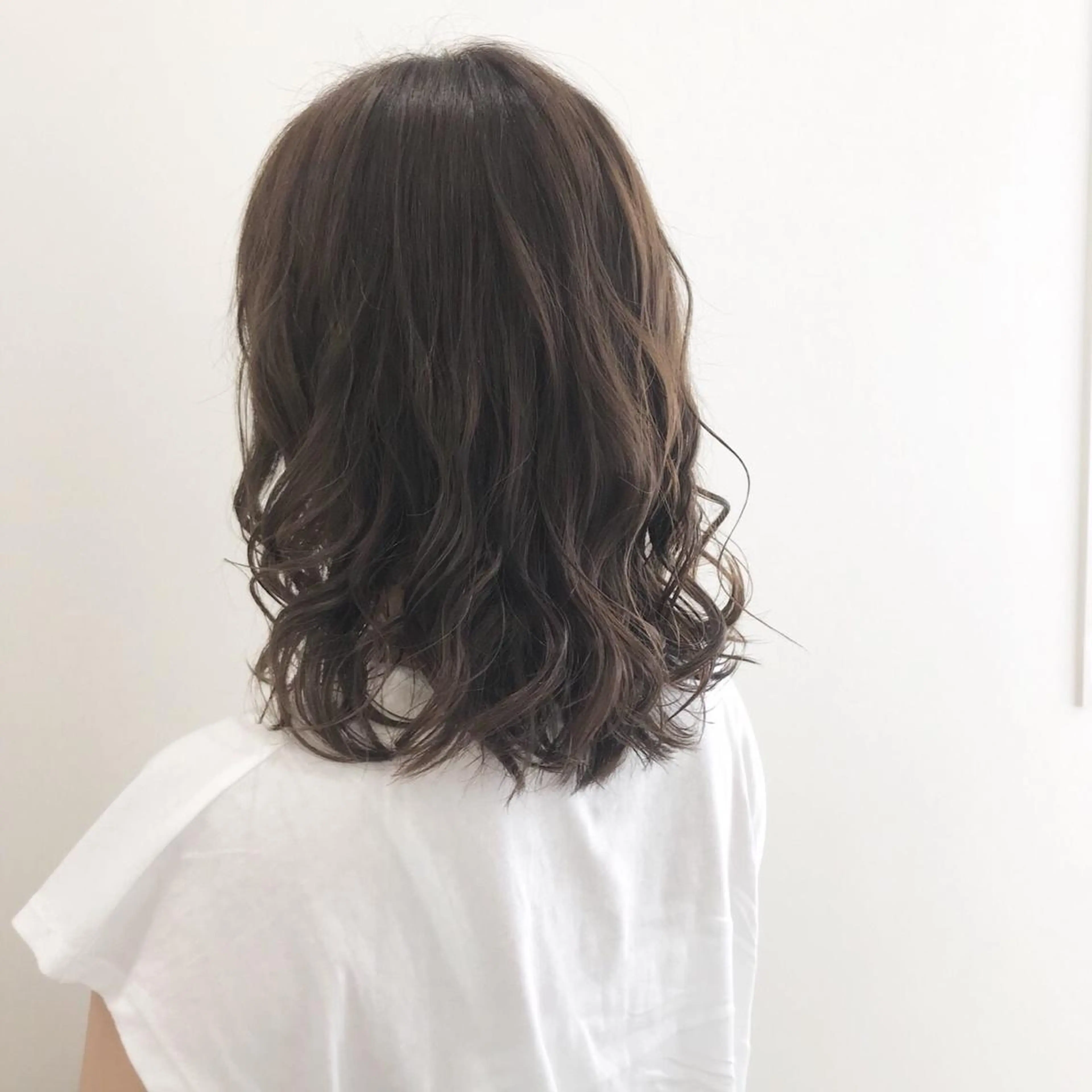 ミディアム カラー パーマ エリア人気No.1 美容室Ash西船橋のヘアスタイル