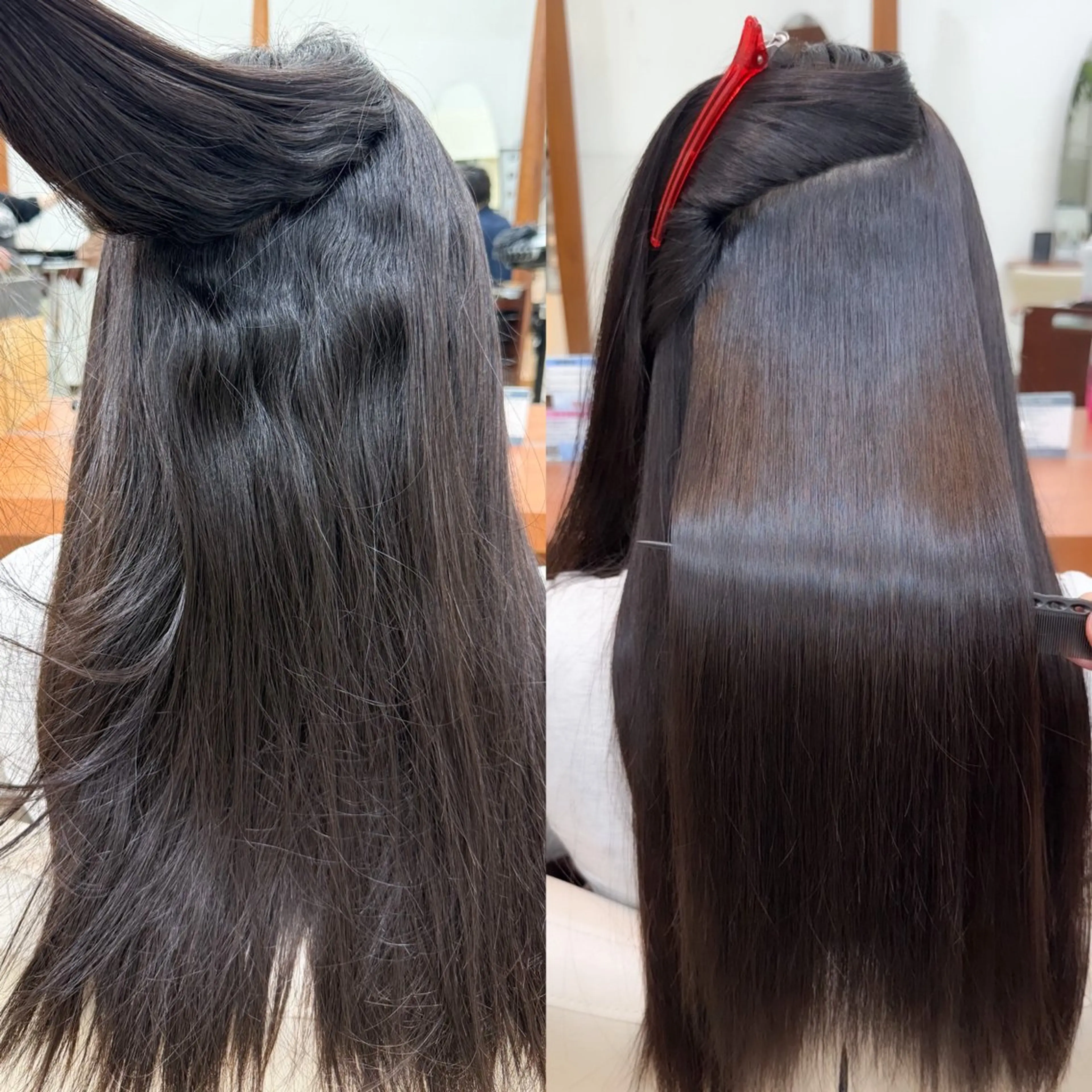 ロング パーマ 縮毛矯正/髪質改善 /韓国風　山川春輝のヘアスタイル