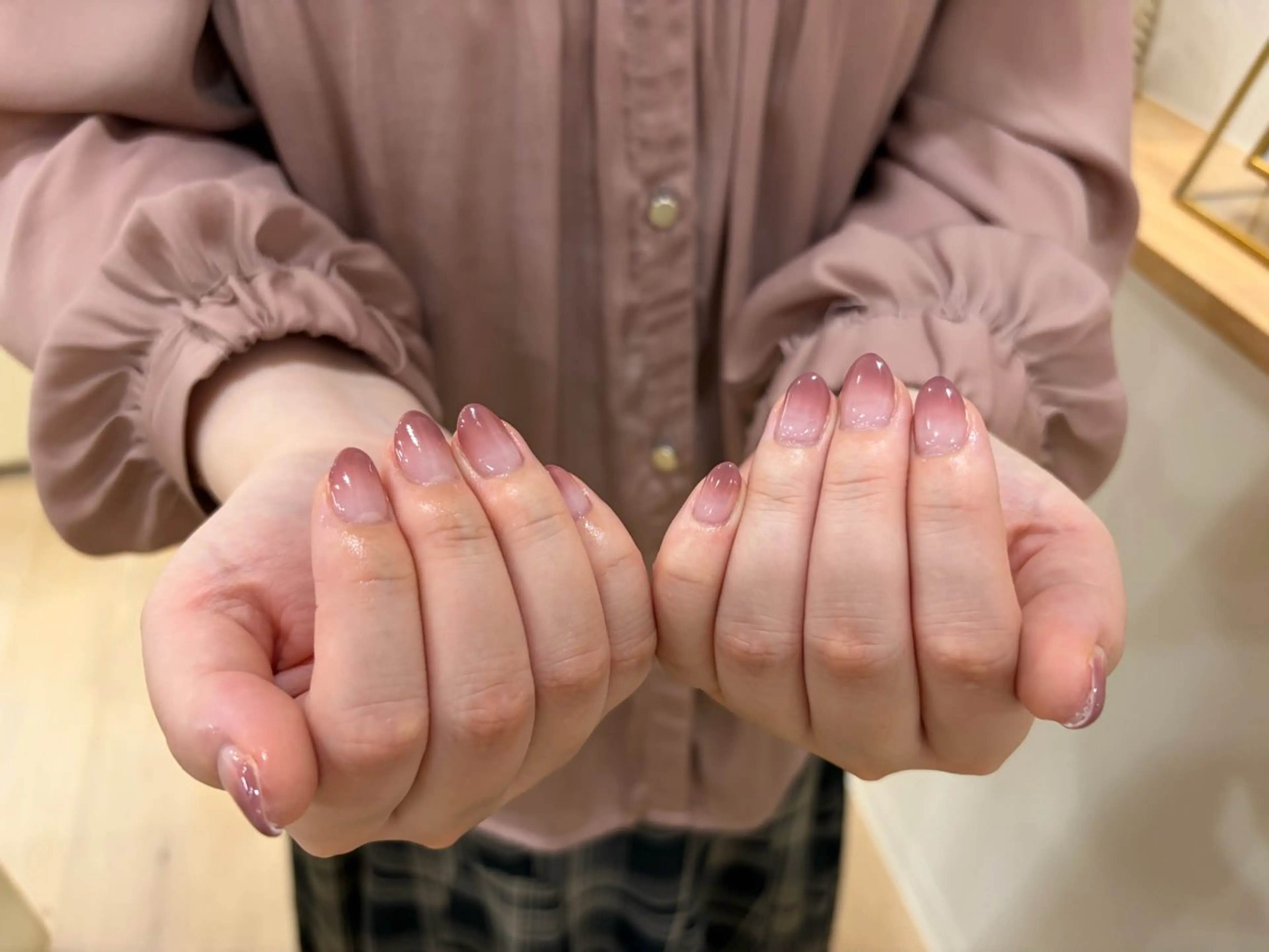 ネイル グラデーション ハンドネイル ANELA 結羽のネイルデザイン