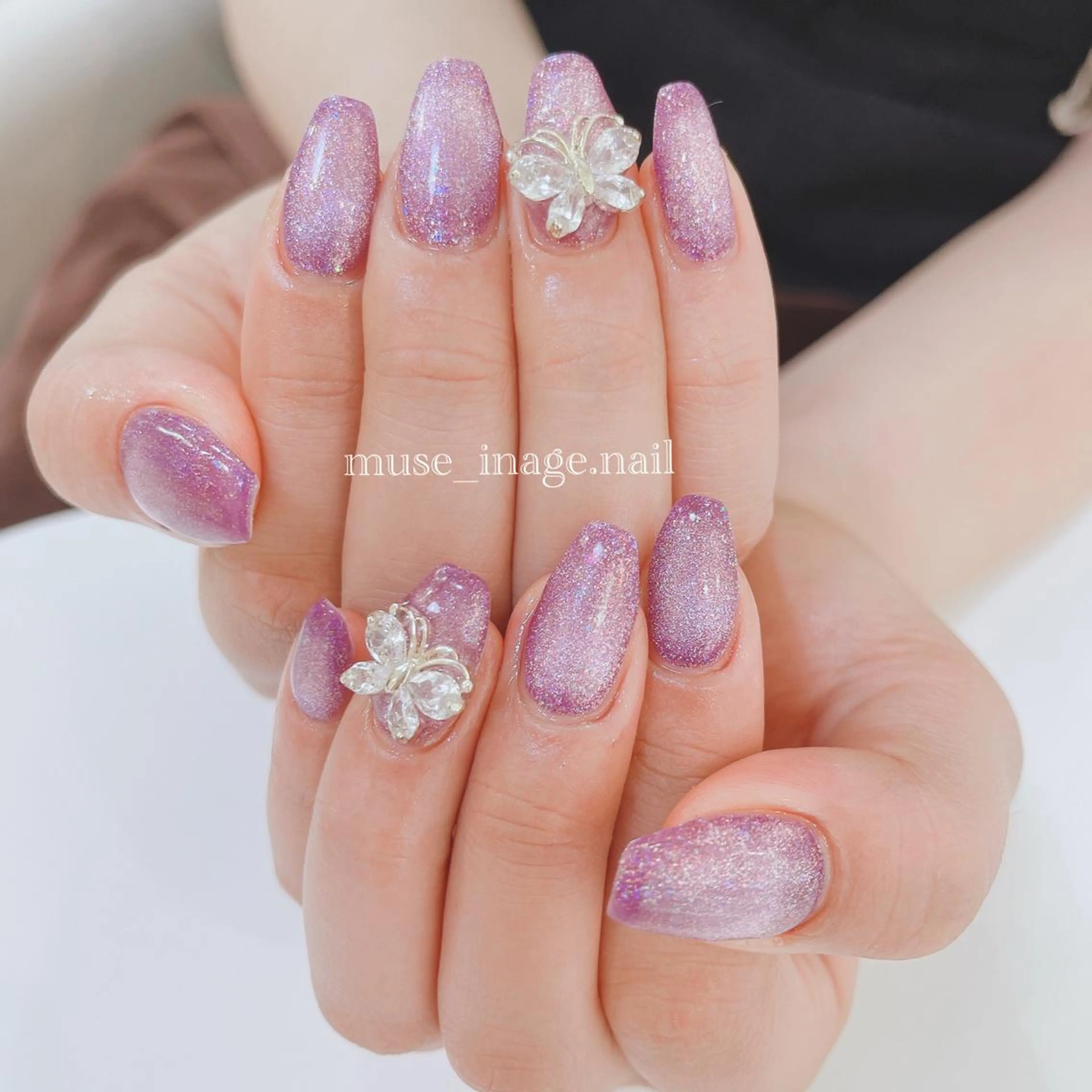 ネイル マグネットネイル ハンドネイル フットネイル Nailsalon Julius luna所属・Juliusluna FUZUKIのネイルデザイン