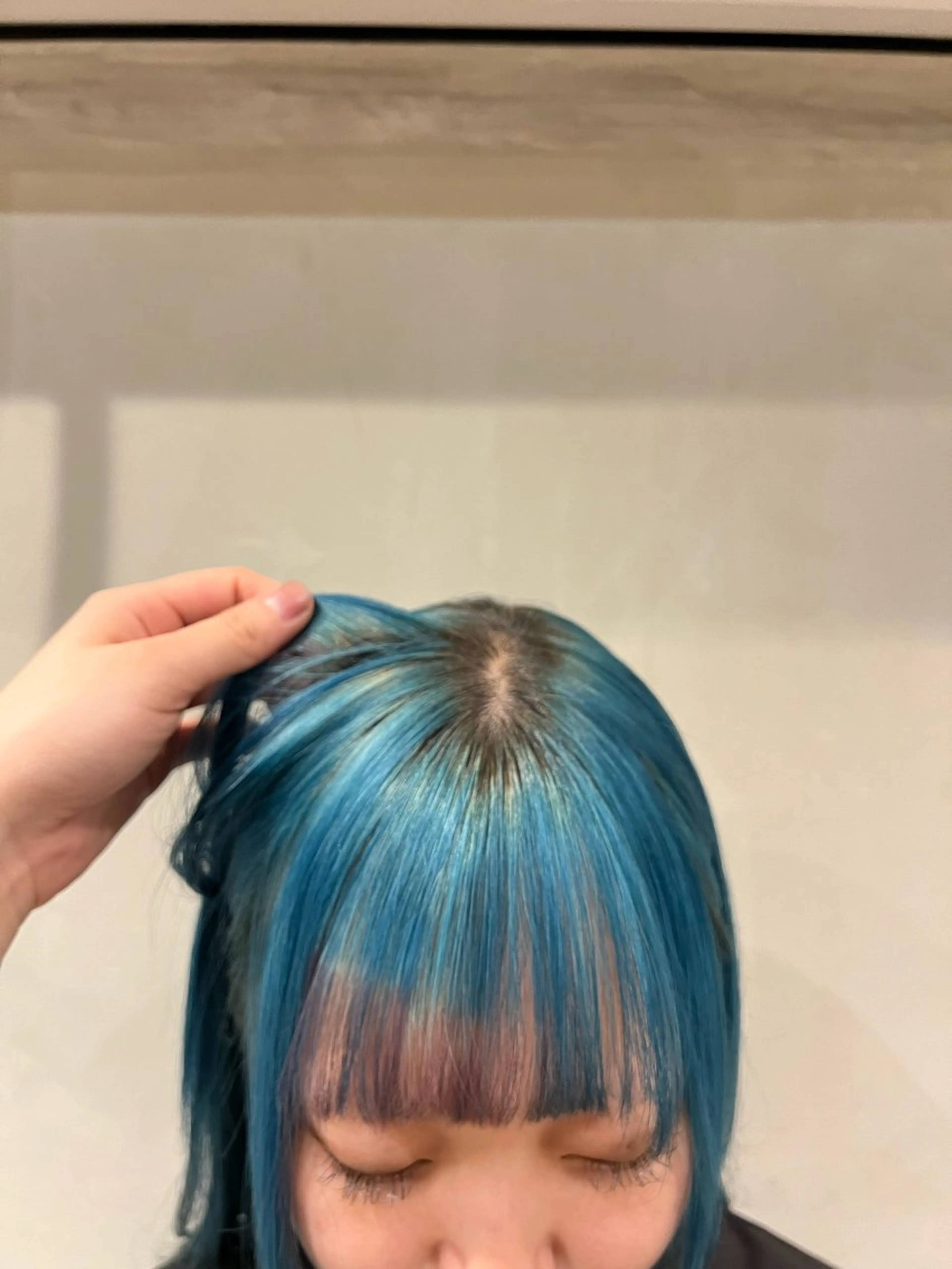 ショート カラー デザインカラー 博多韓国ヘア /髪質改善【美涼】のヘアスタイル