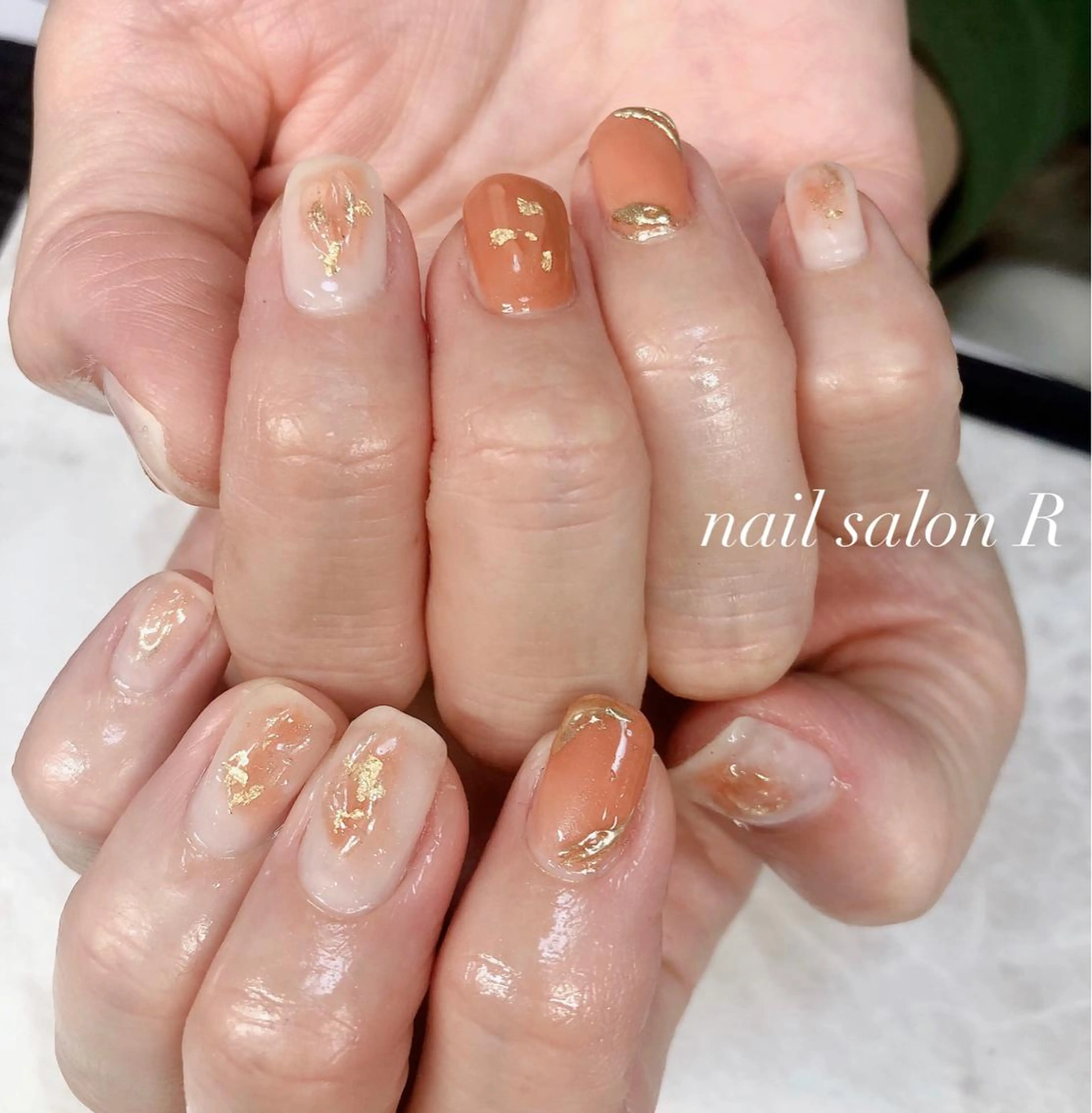 ネイル ニュアンスネイル nail salon Rのネイルデザイン