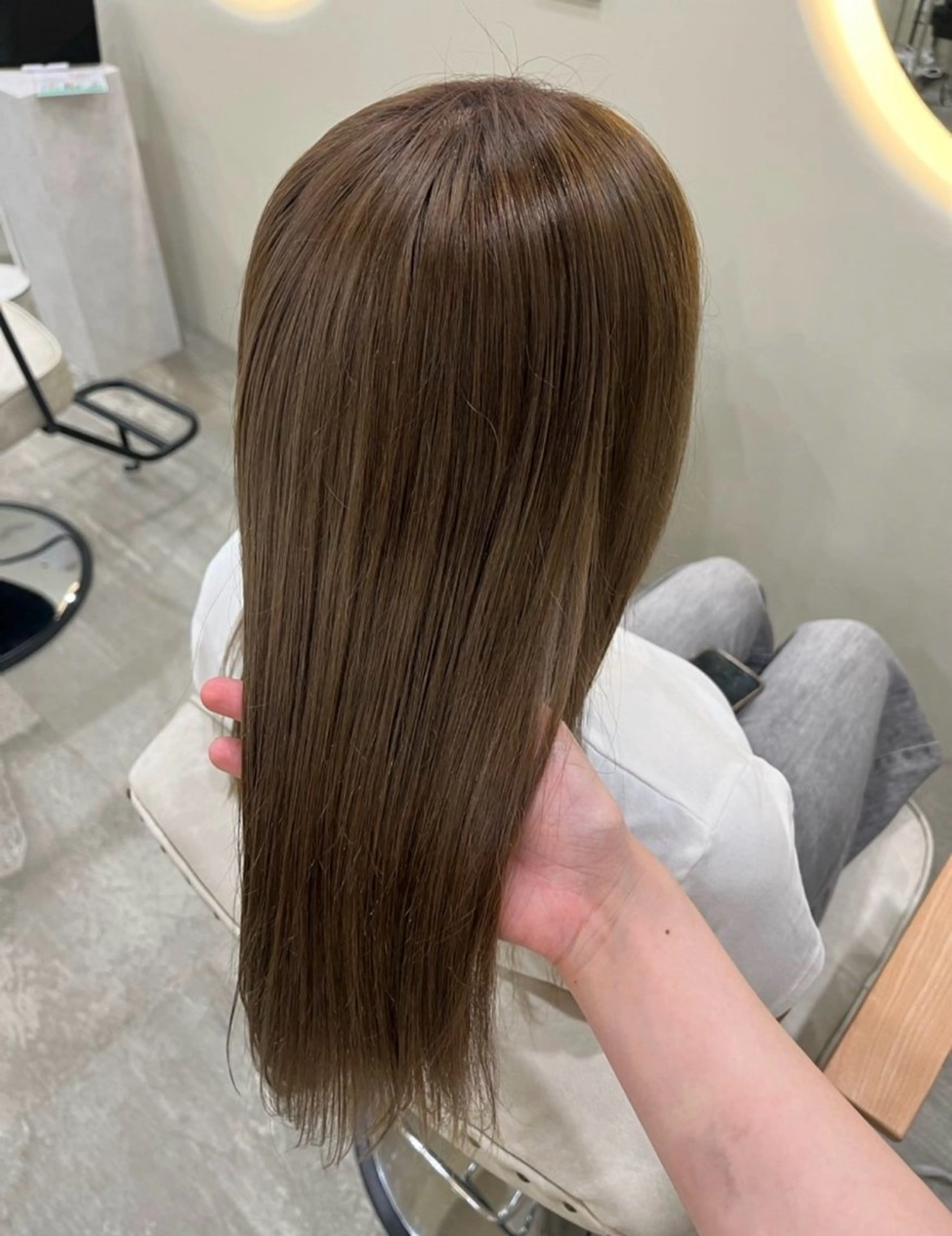 セミロング カラー ヘアカラー トリートメント haruhi/暖色 ☀️透明感カラーのヘアスタイル