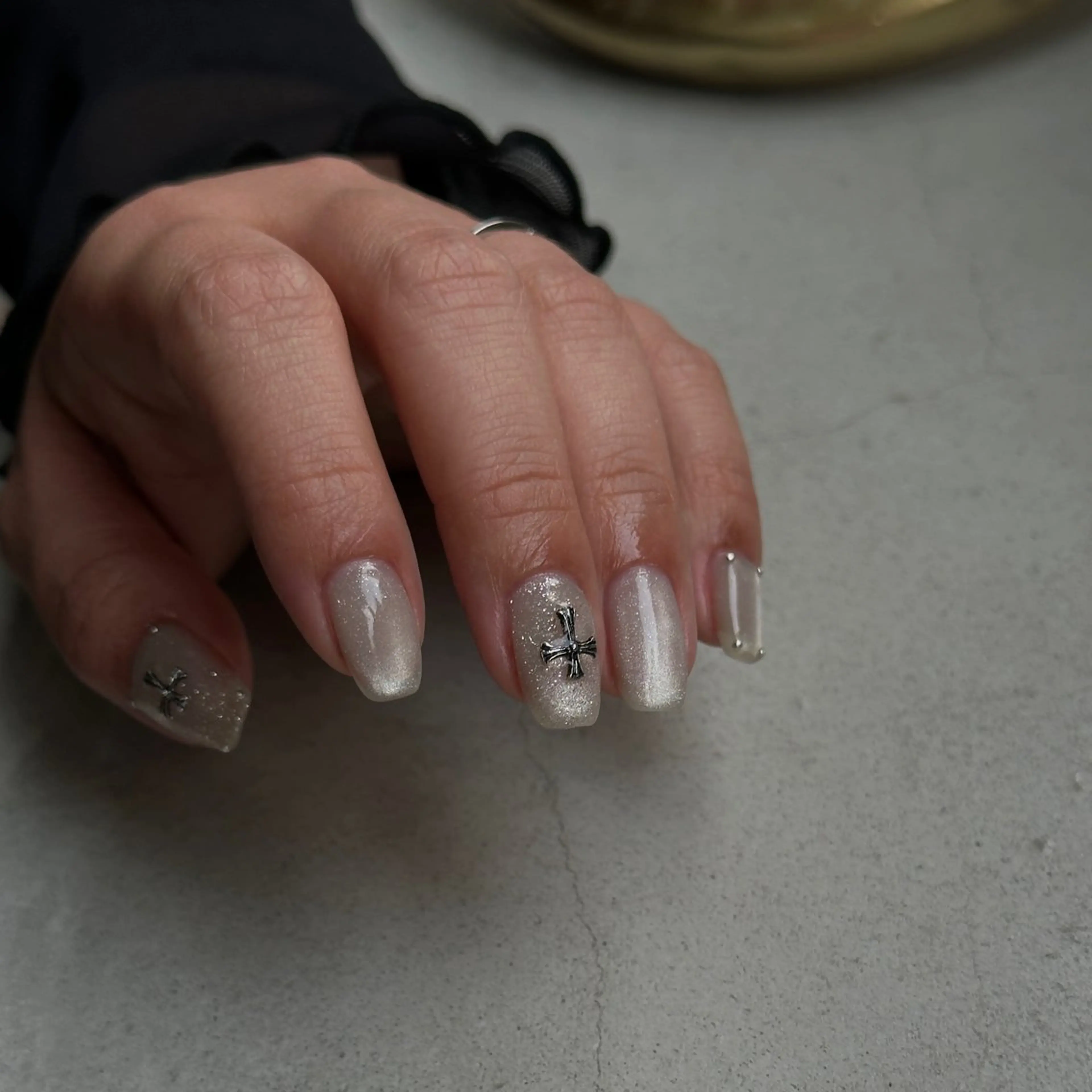 ネイル マグネットネイル ハンドネイル new.ed/ staffのネイルデザイン