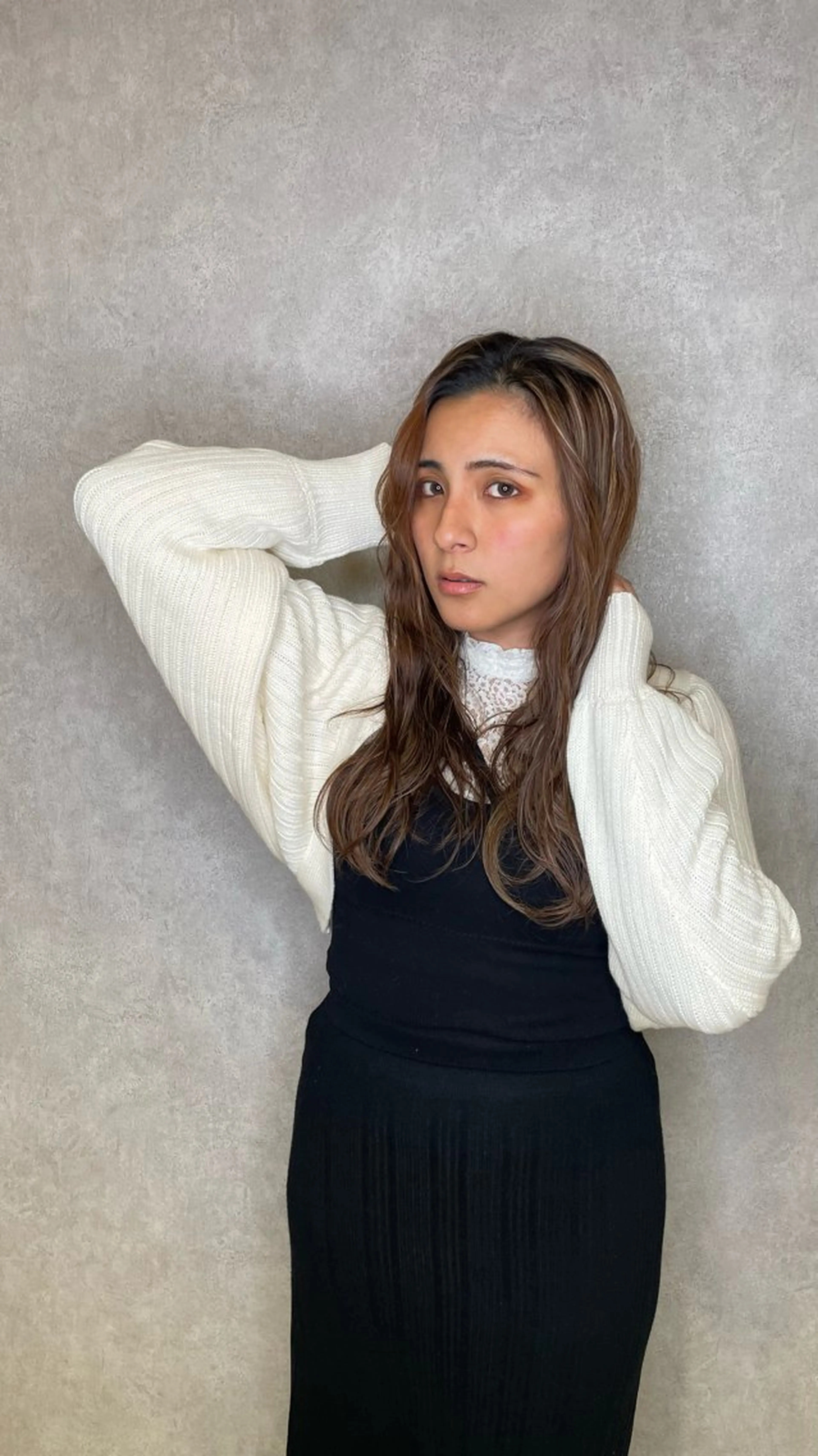 ロング ヘアアレンジ 🤎韓国ヘア ベージュ まゆか🤎のヘアスタイル