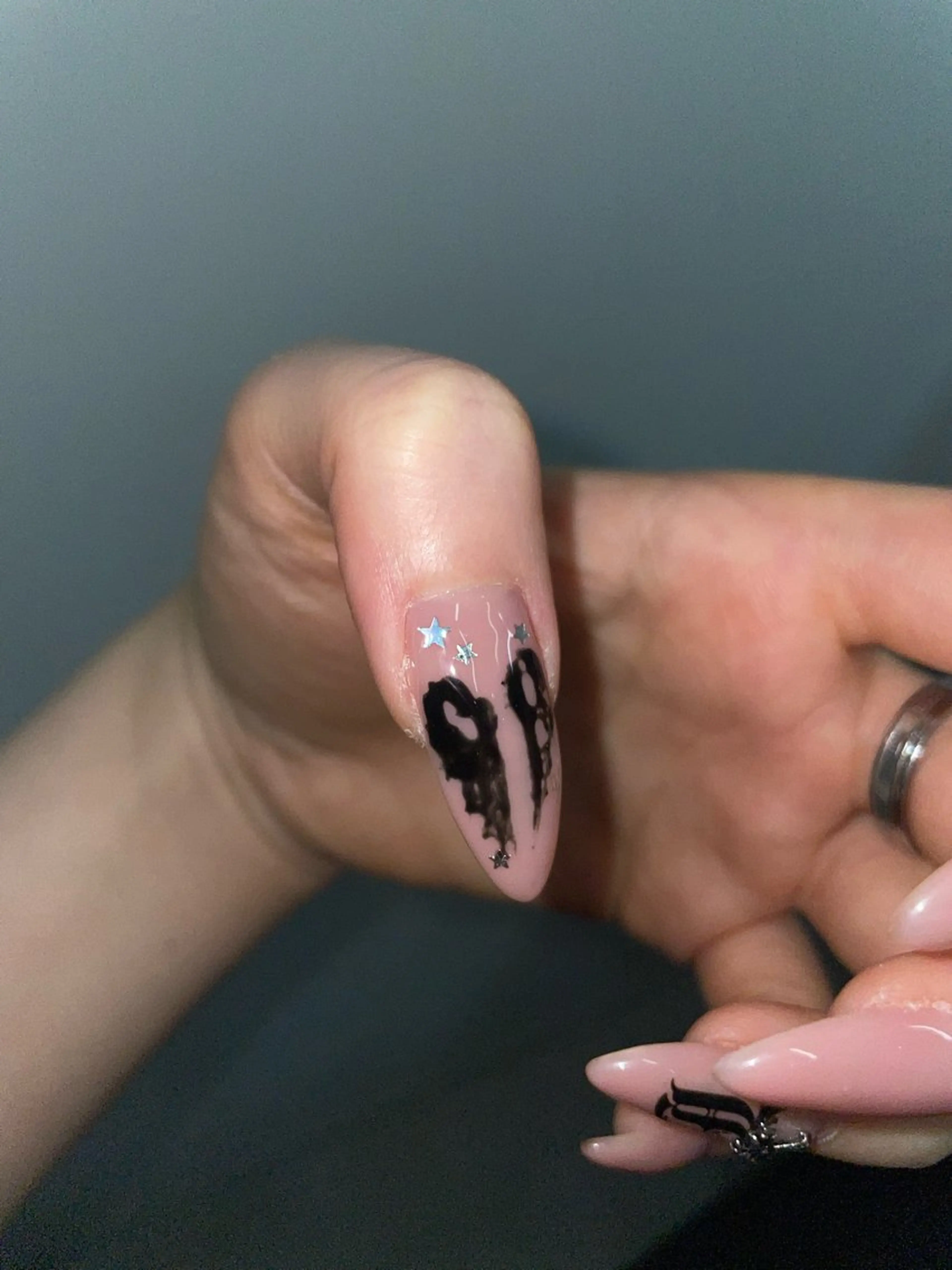 ネイル ハンドネイル うの 韓国ﾈｲﾙ໒꒱⋆⭒˚のネイルデザイン