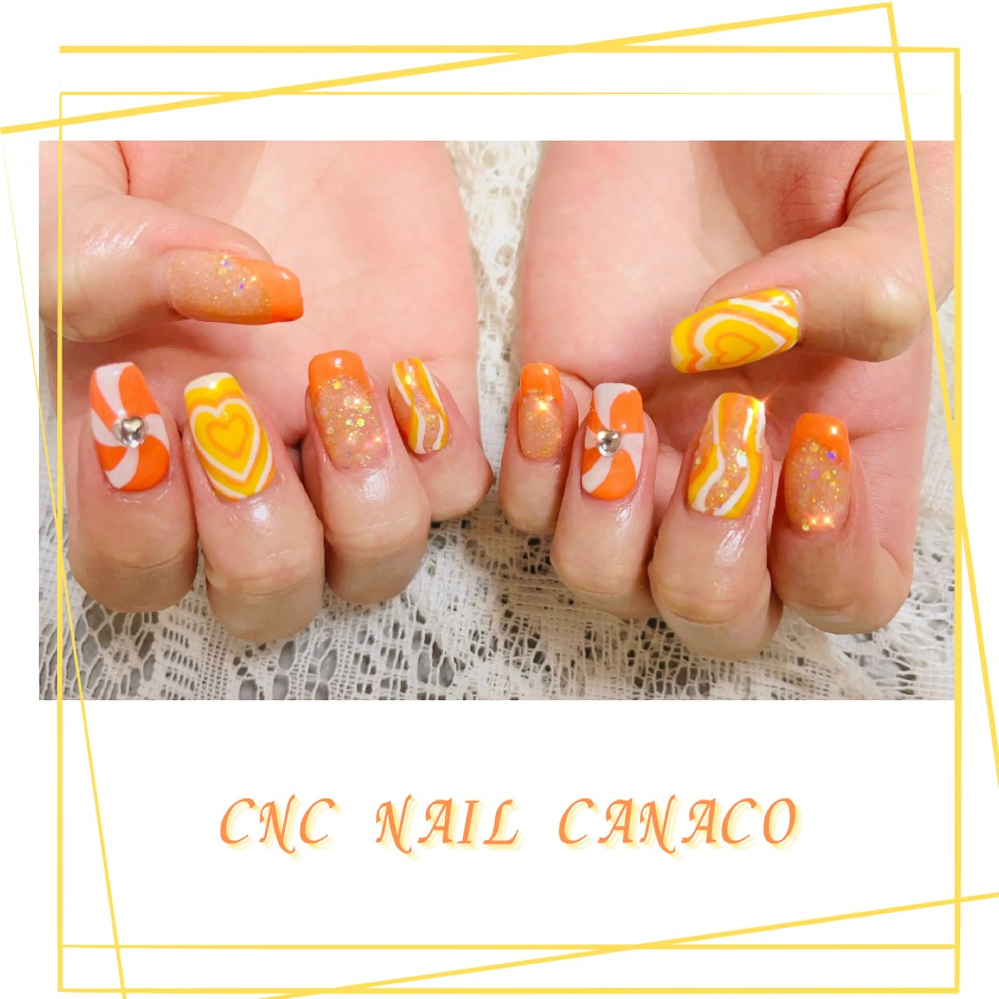 ネイル アートネイル ハート 韓国ネイル メンズネイル 持ち込み ハンドネイル ハンドケア ベテランネイル cnc  nailのネイルデザイン