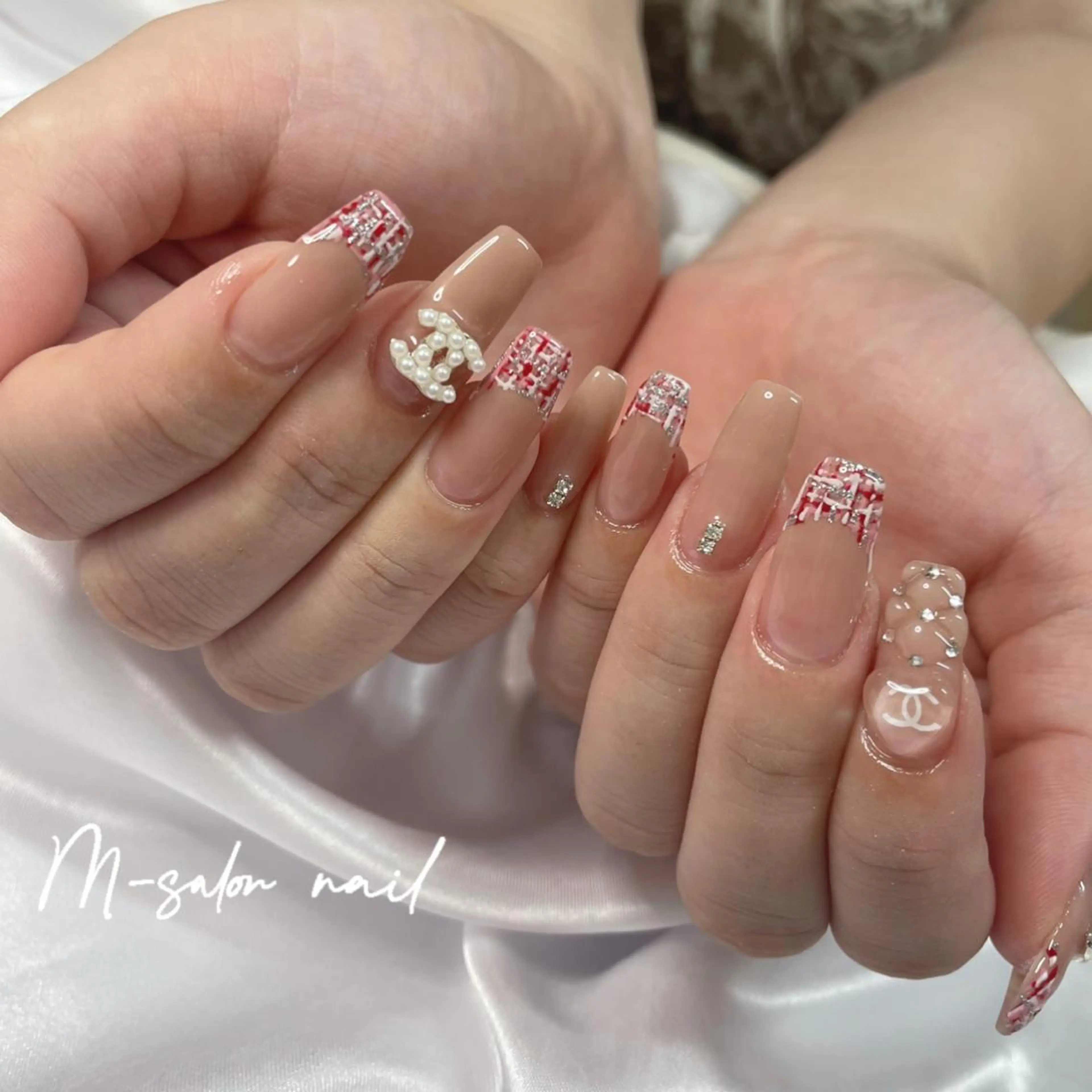 ネイル ハンドネイル 韓国/網紅/パーツ M-salonのネイルデザイン