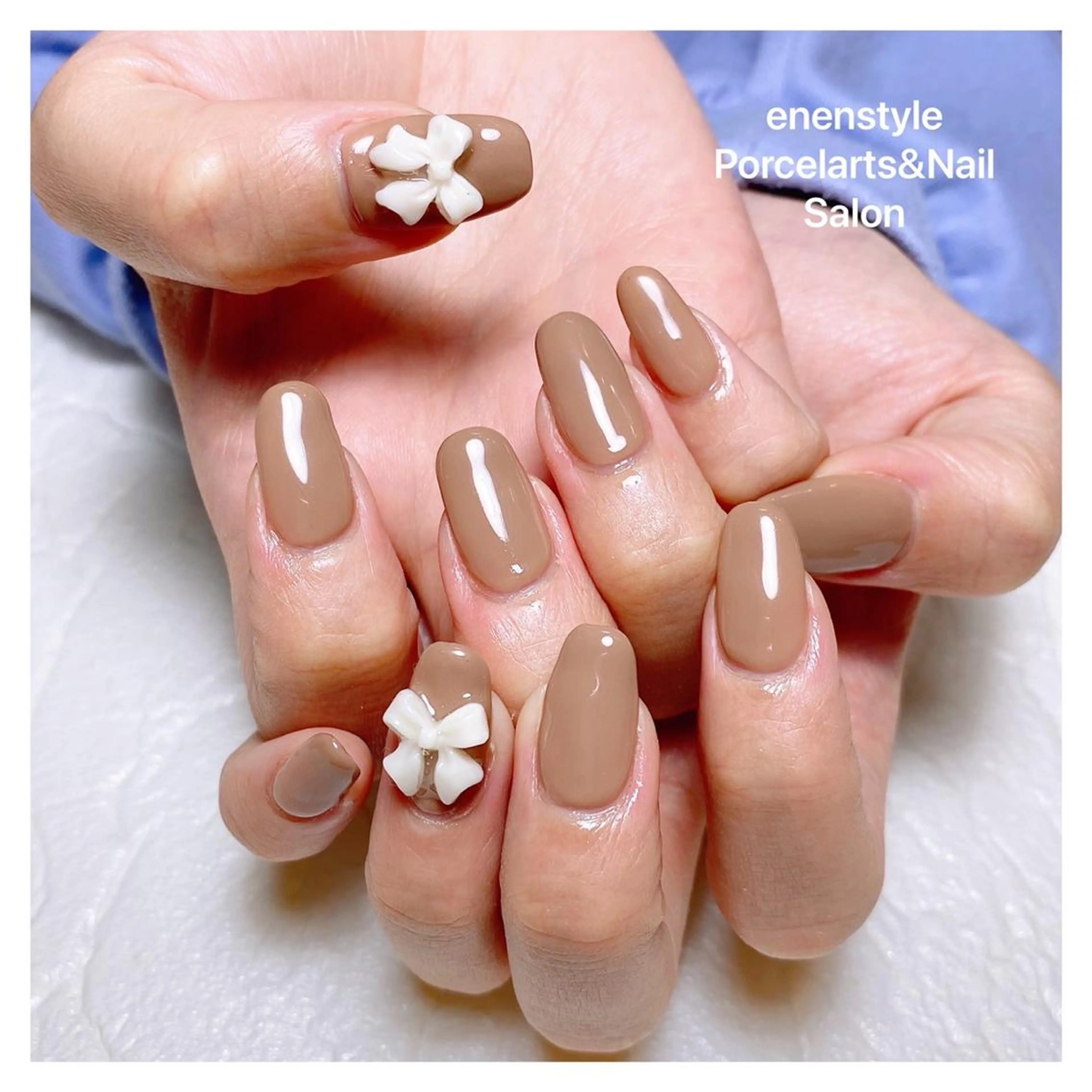 ミディアム ネイル アイブロウ 👑enen style👑のネイルデザイン