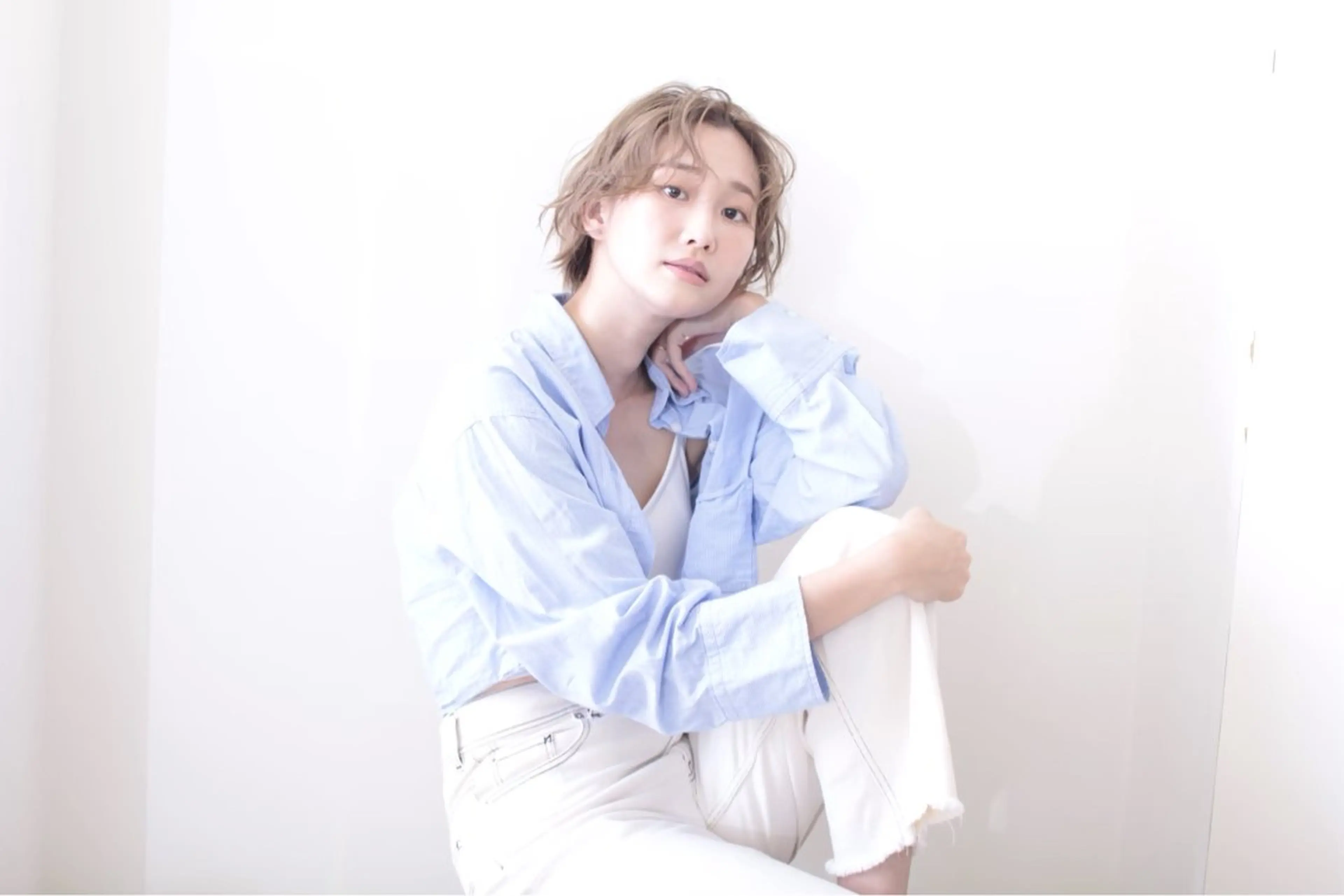 ミディアム ヘアアレンジ 齋藤 艶珠のヘアスタイル